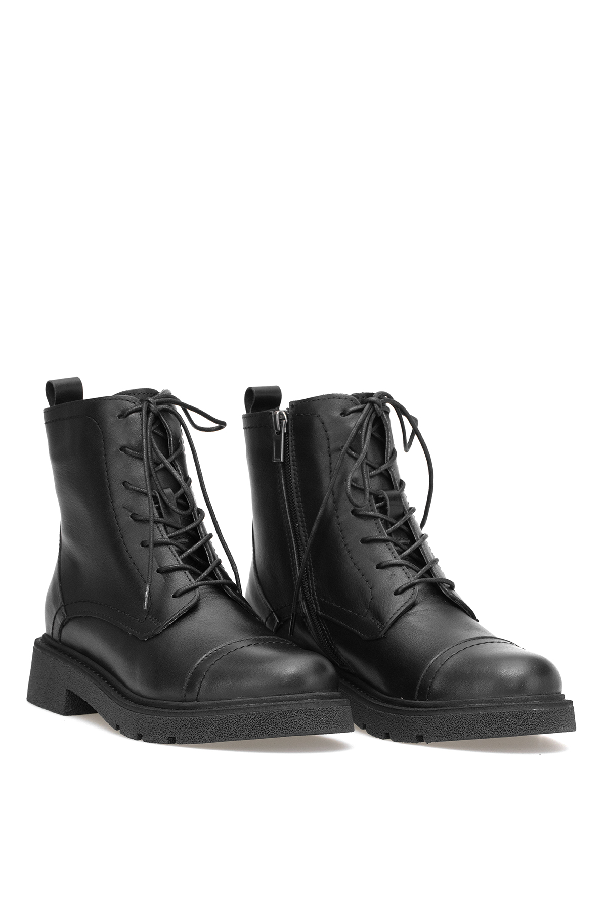 Elit Zorivelle Kadın Hakiki Deri Klasik Bot Siyah