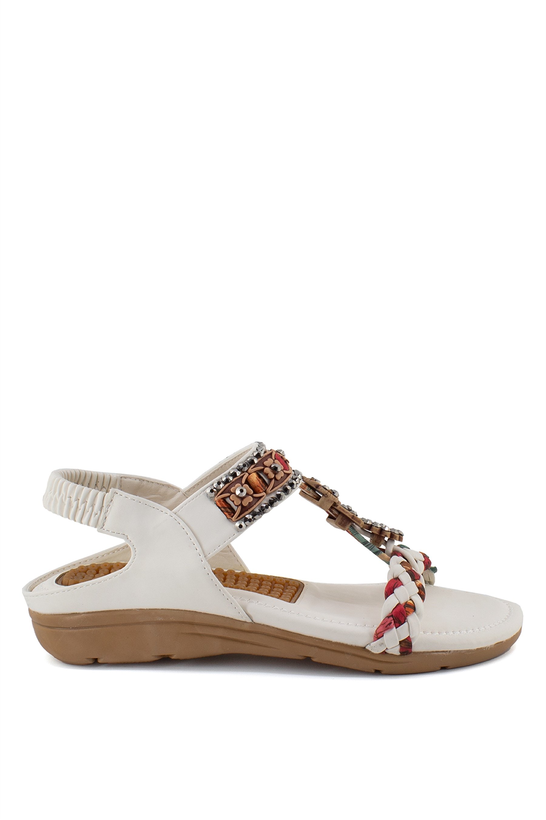 Guja 22Y150-31C Kadın Sandalet Beyaz