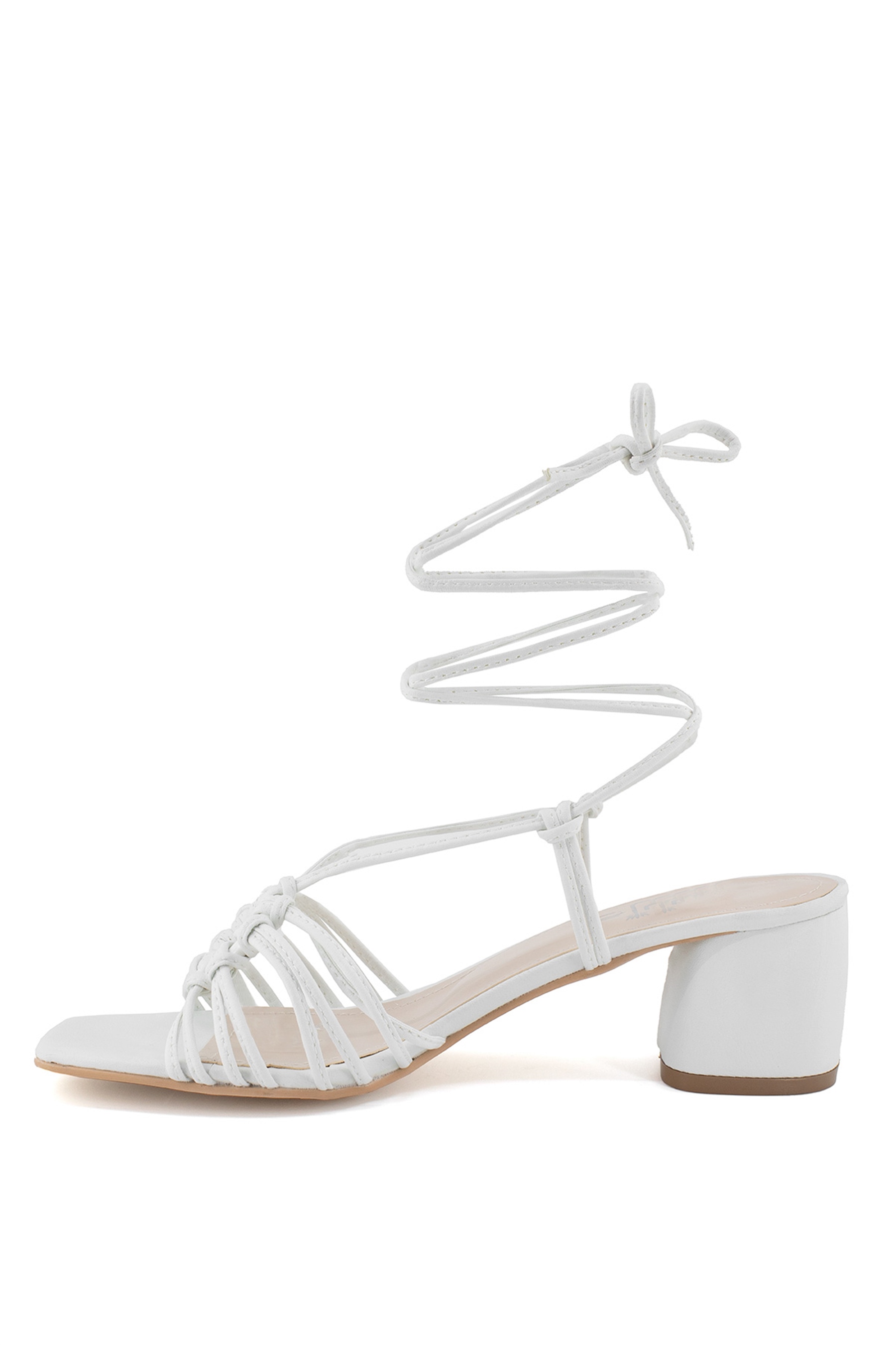 Guja 22Y506-3C Kadın Topuklu Ayakkabı Beyaz