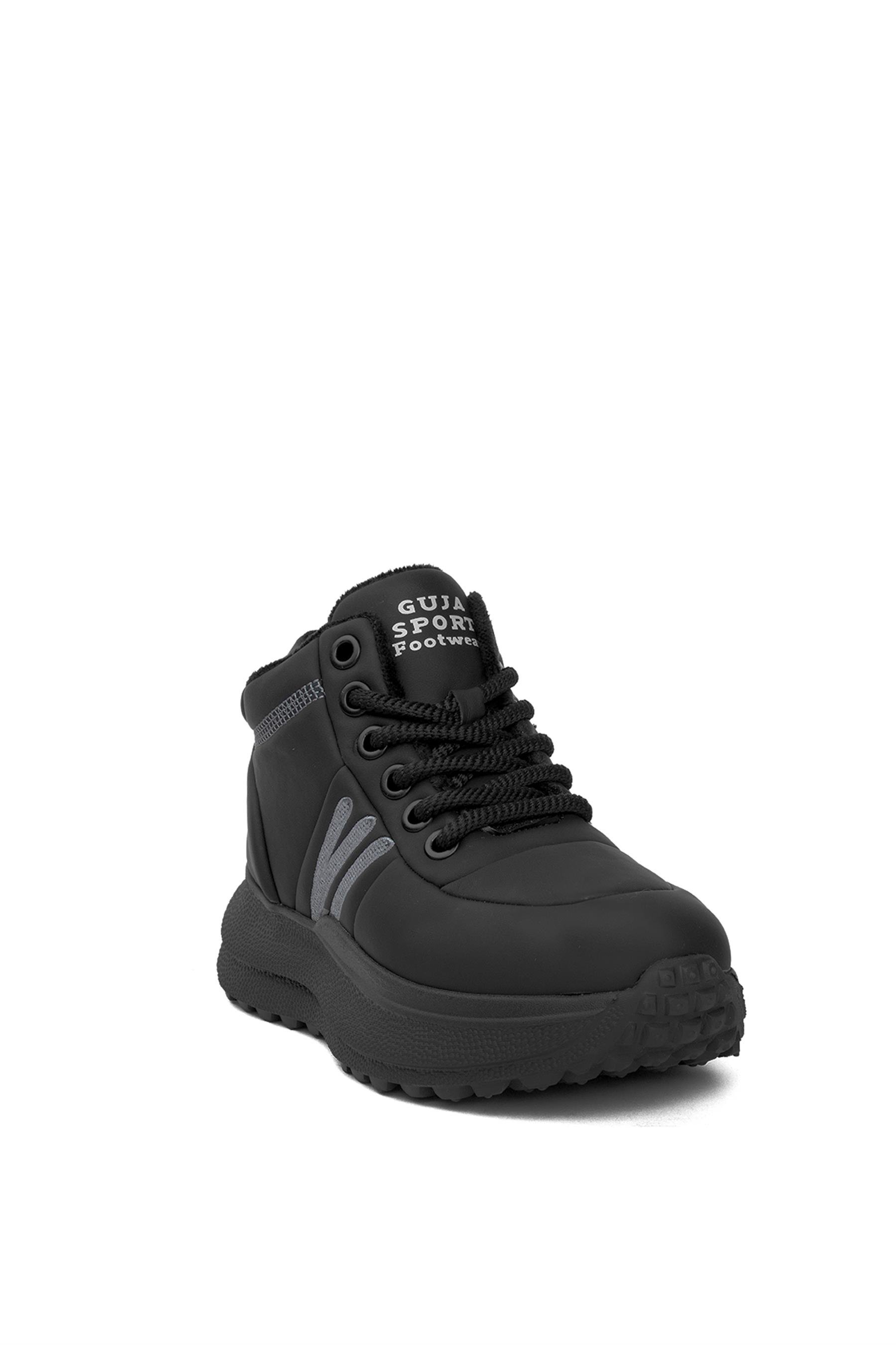 Guja 24K3174 Kadın Kalın Taban Sneaker Ayakkabı Siyah