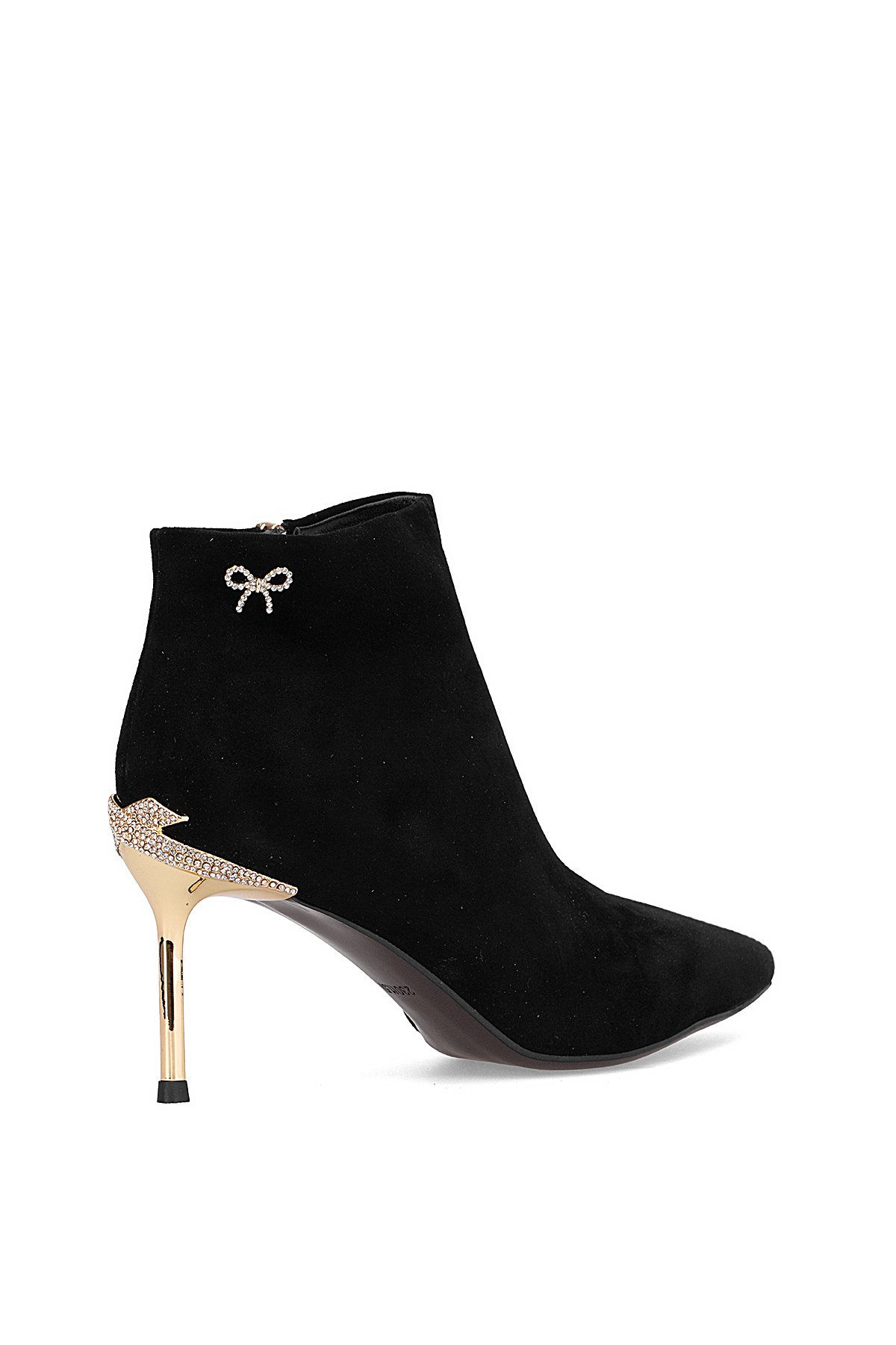 Guja 25K417 Kadın Hakiki Deri Topuklu Bot Siyah