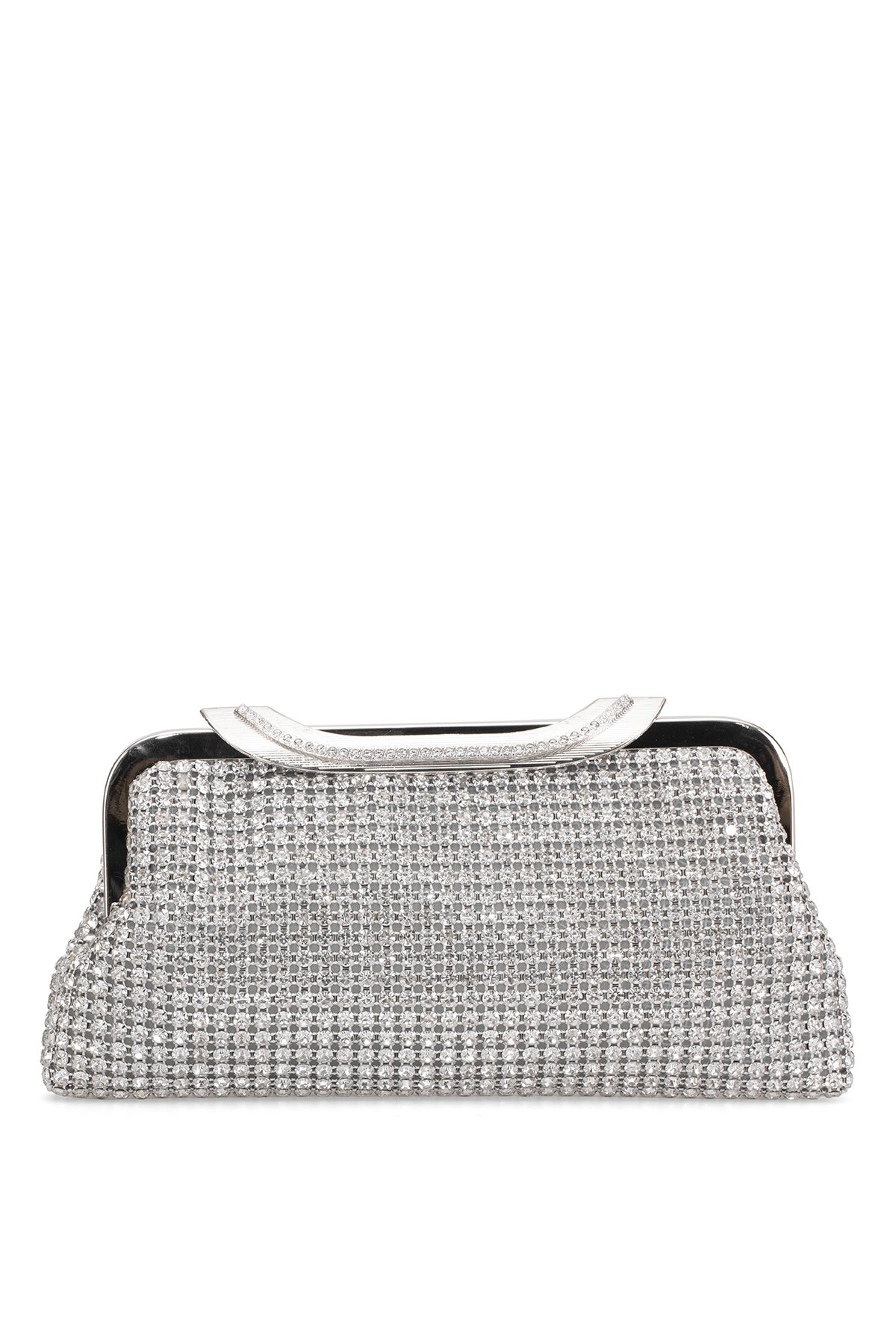 Guja 25KC1284 Kadın Taşlı Portföy Çanta Gümüş