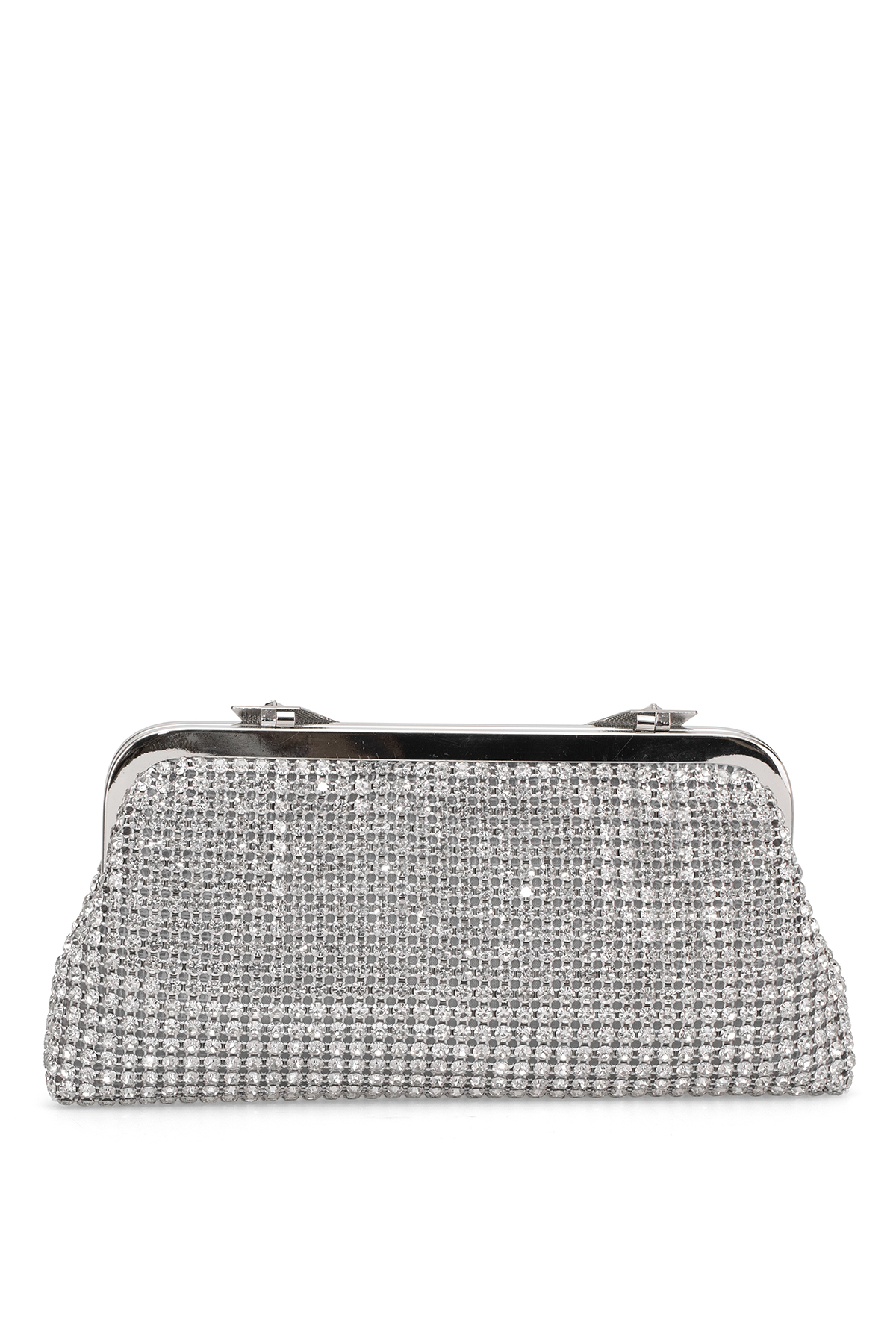 Guja 25KC1284 Kadın Taşlı Portföy Çanta Gümüş