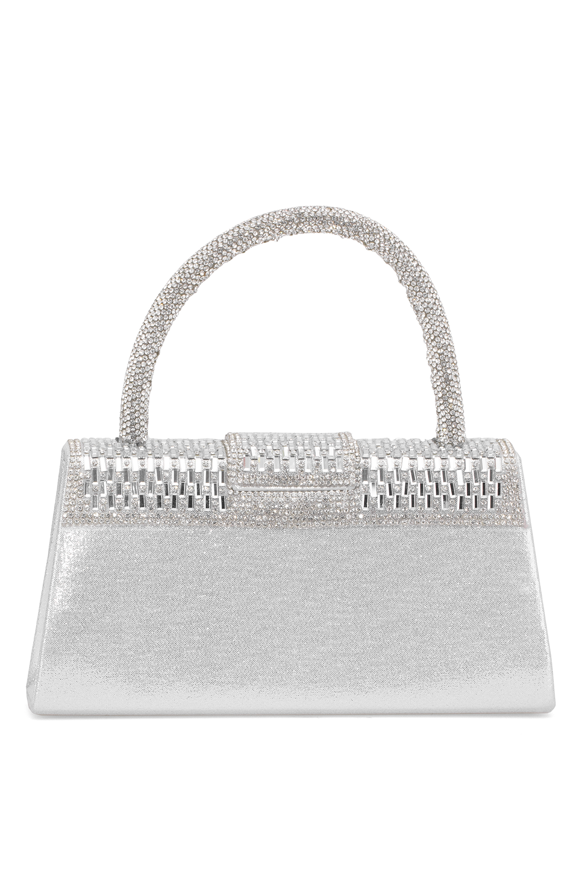 Guja 25KC1285 Kadın Taşlı El Çantası Gümüş