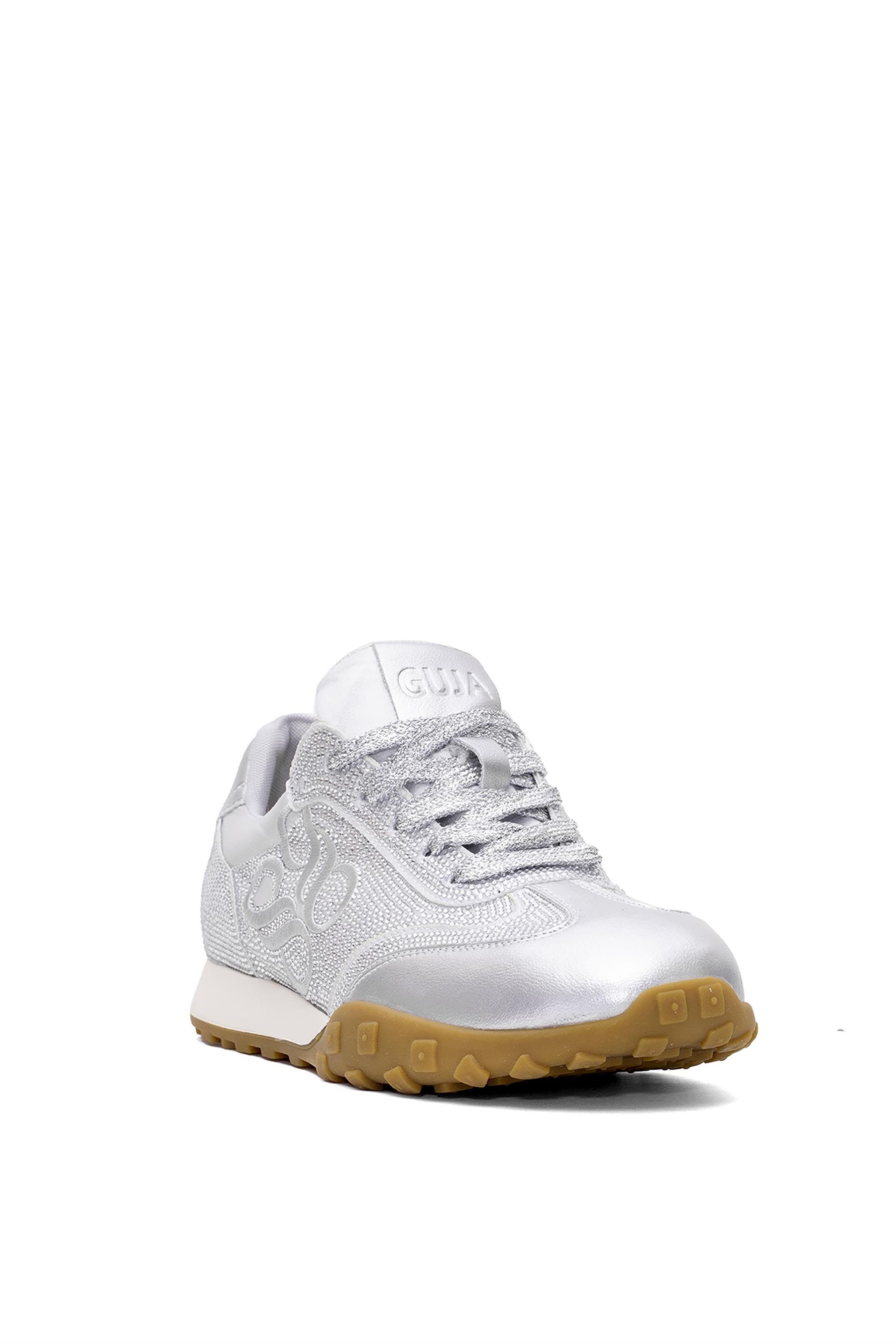 Guja 25Y318 Kadın Taşlı Yürüyüş Ayakkabısı Gümüş