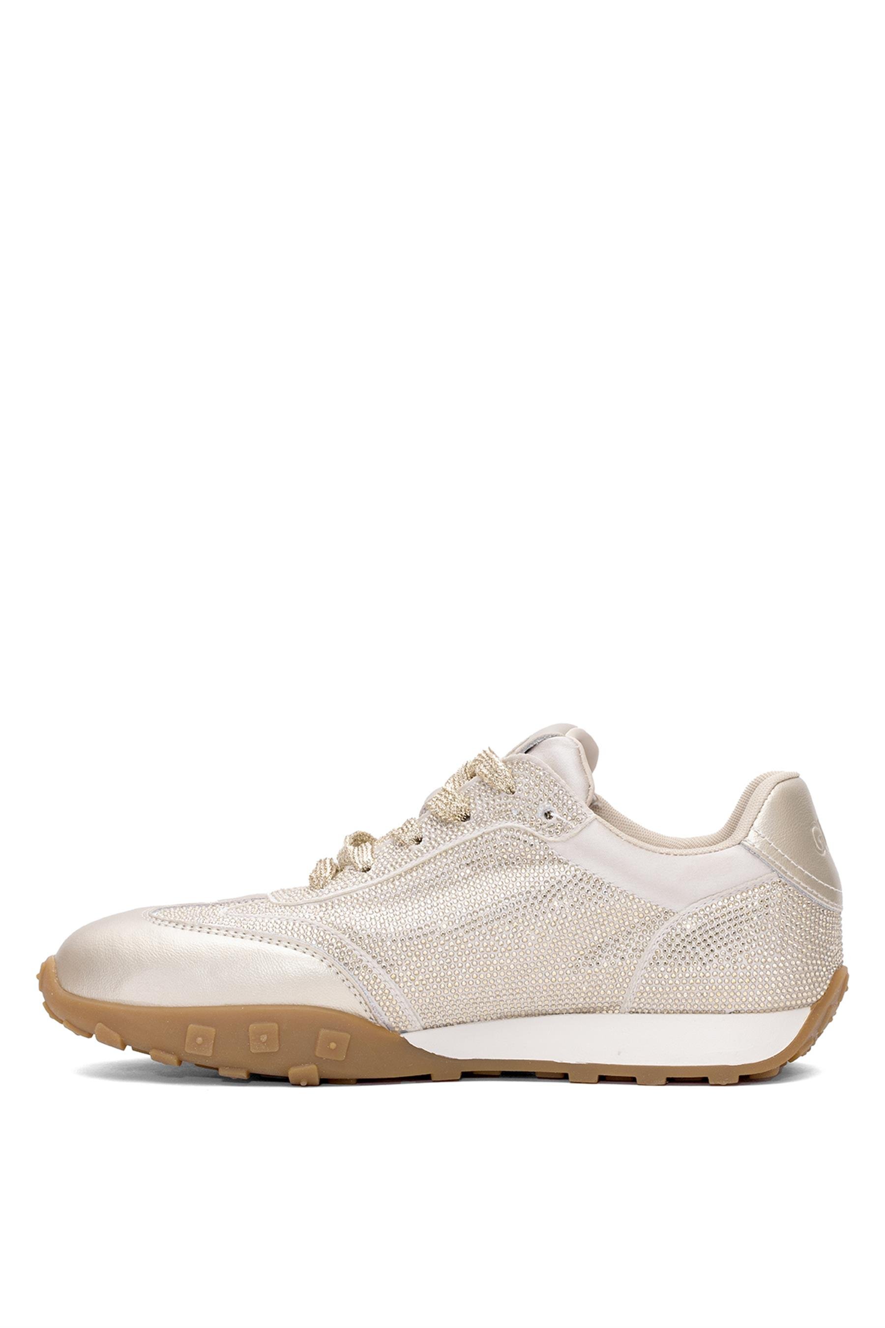 Guja 25Y318 Kadın Taşlı Yürüyüş Ayakkabısı Altın