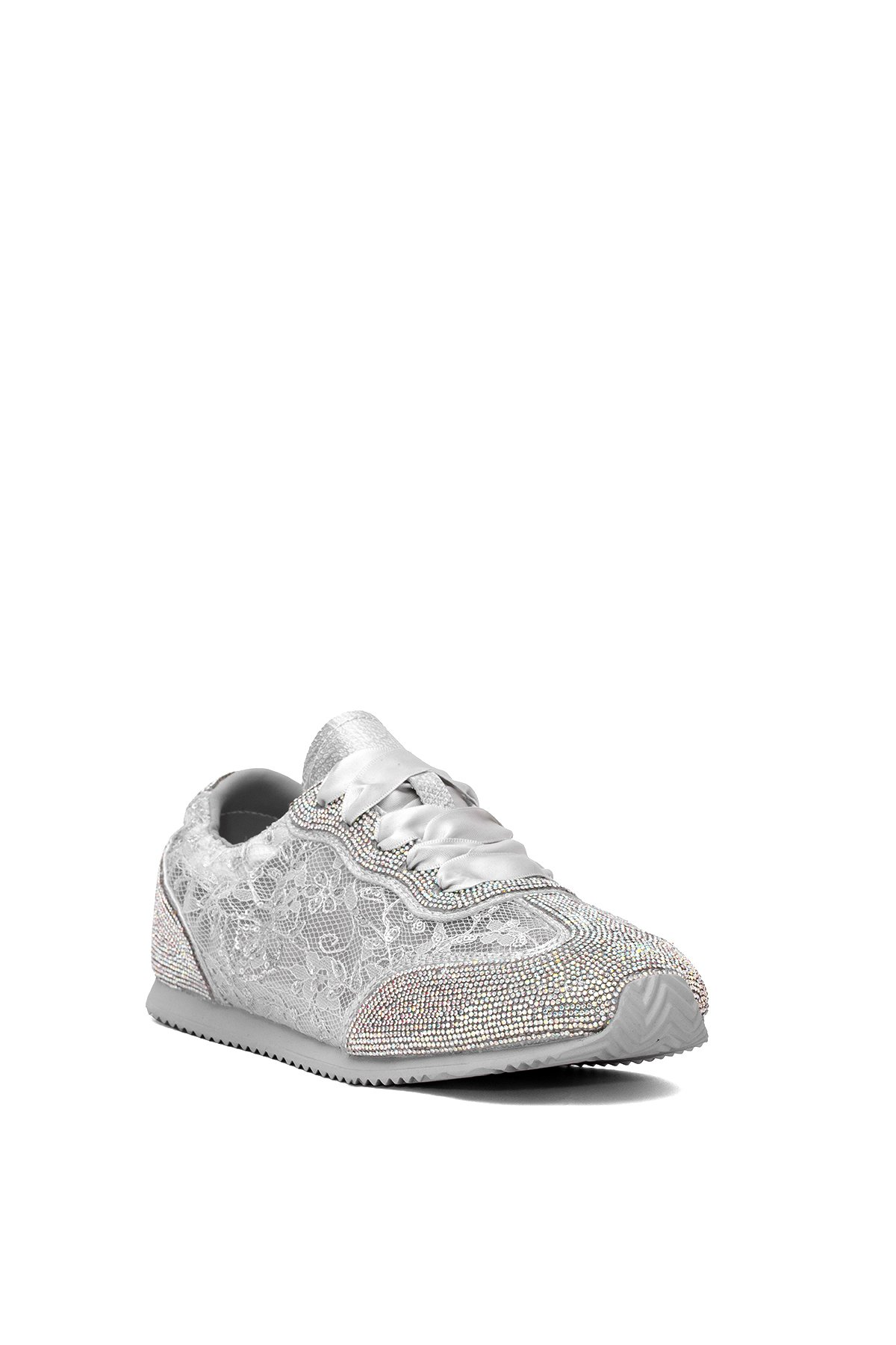 Guja 25Y487 Kadın Taşlı Casual Ayakkabı Gümüş