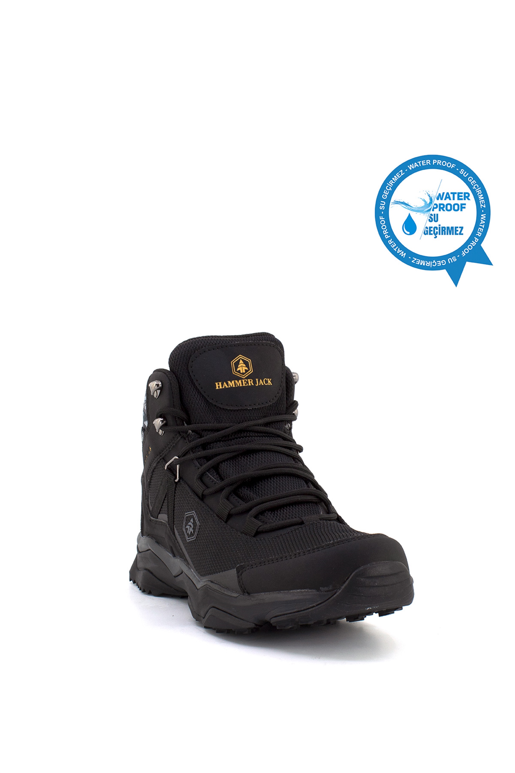 Hammer Jack 101 21752-M Waldo 22K Erkek Deri Bot Siyah