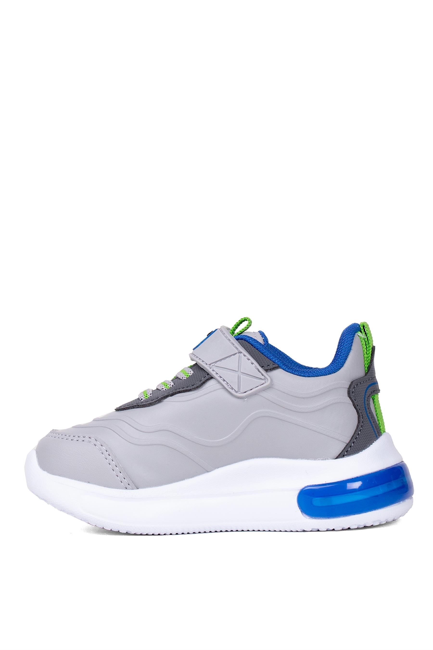 Kinetix 101741870 4F Stach Pu B 4PR Bebe Erkek Çocuk Yürüyüş Ayakkabısı Gri