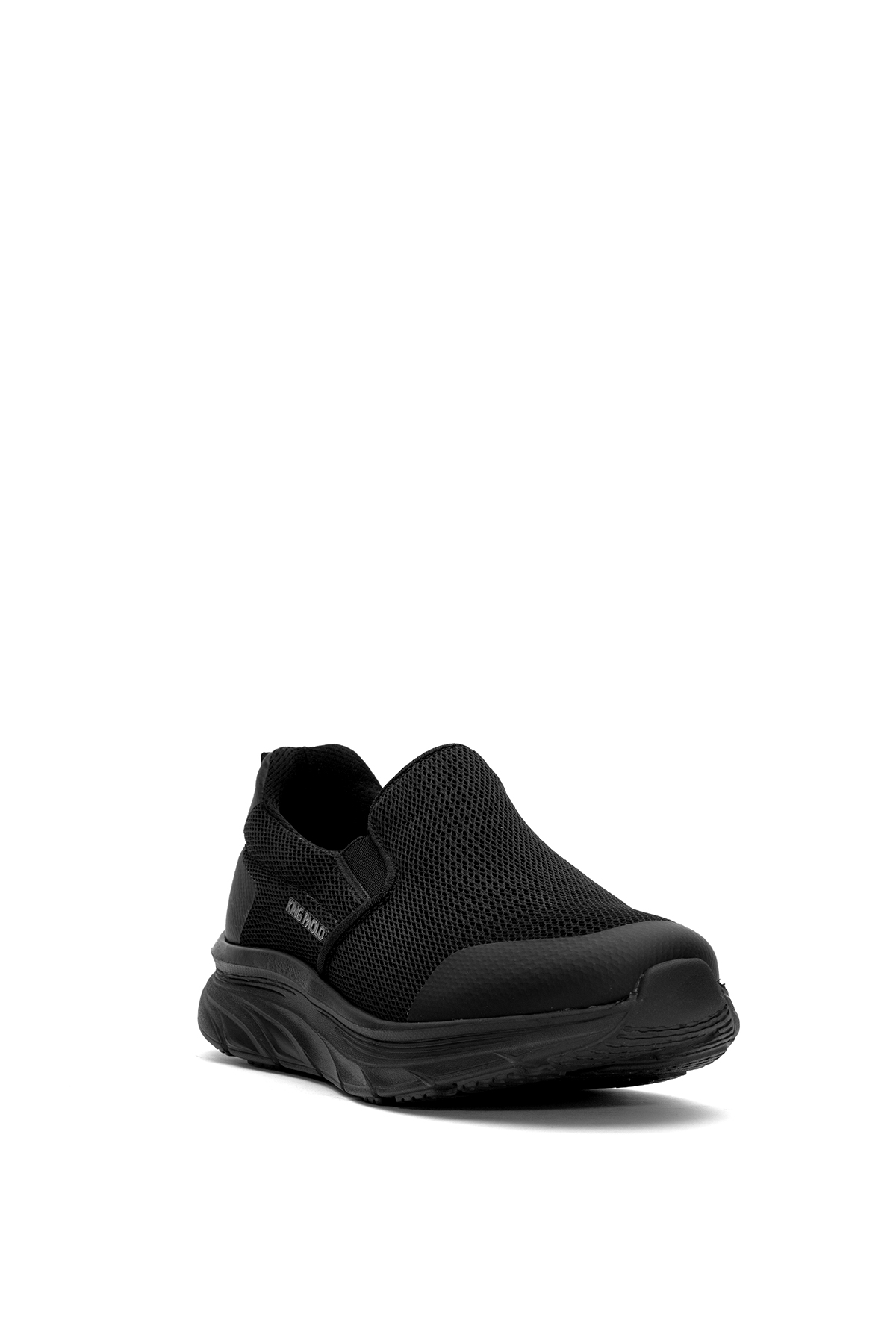 King Paolo D1114 High Step Erkek Memory Foam Yürüyüş Ayakkabısı Siyah