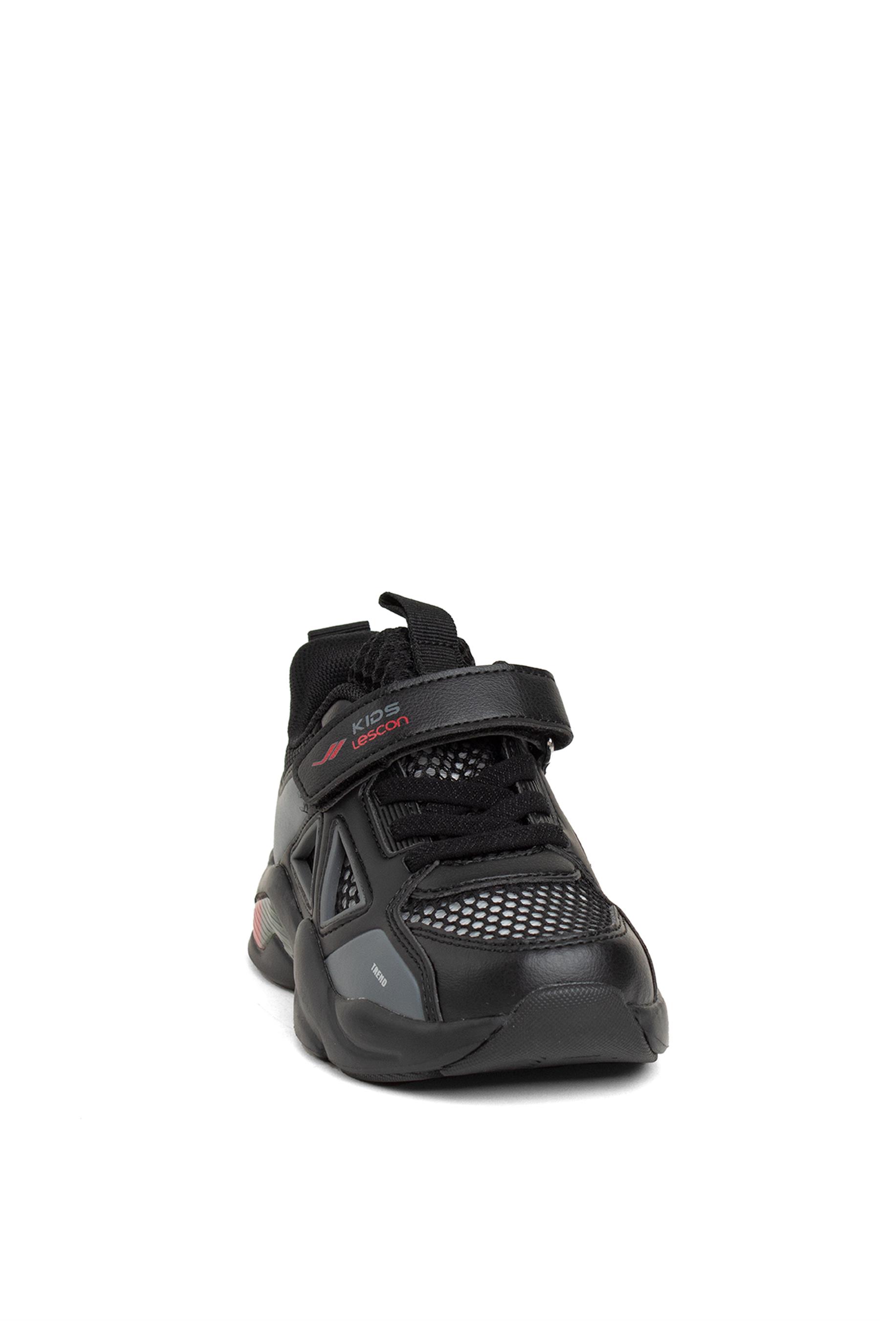 Lescon 24BAC00PUZLF Puzzle Erkek Klasik Sneaker Siyah