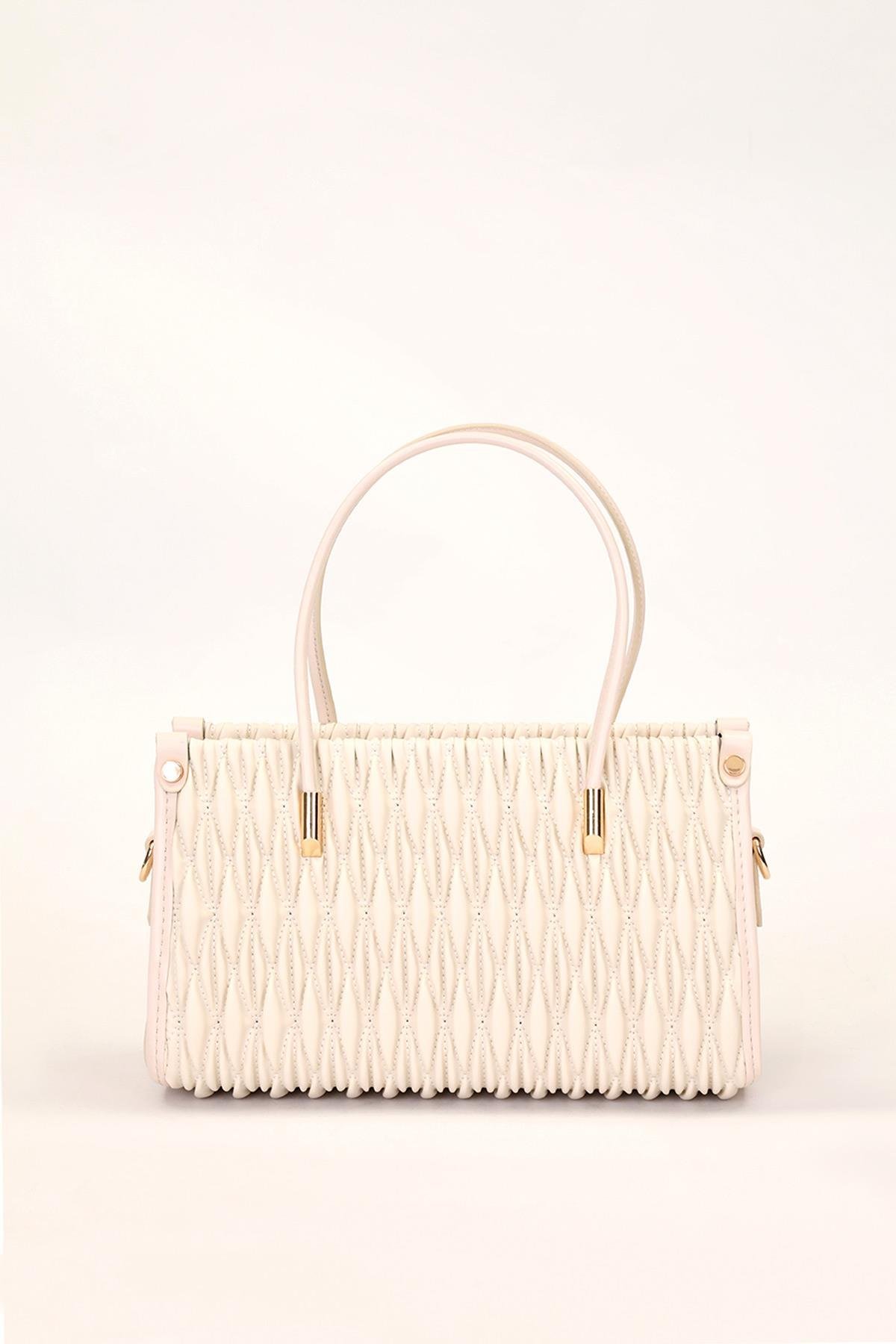 Levidor 930515 Kadın Kol Çantası Krem