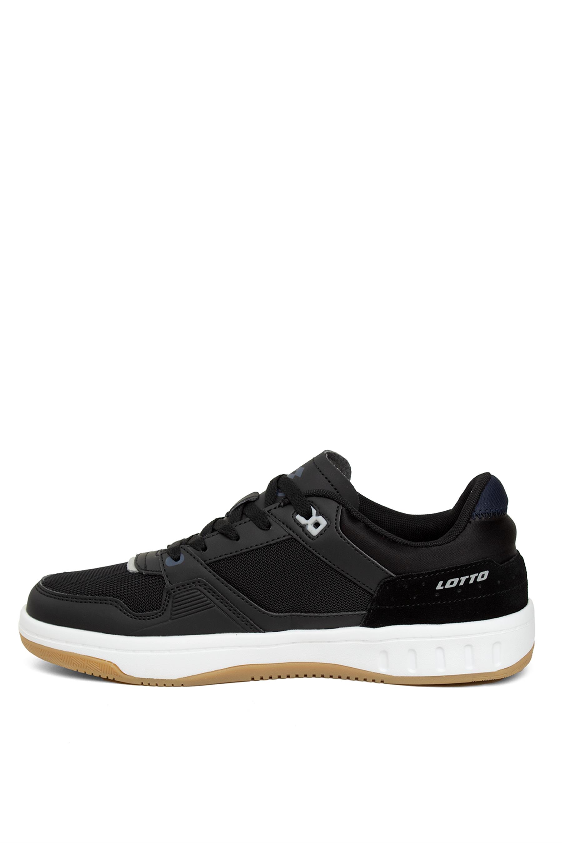Lotto 101503054 Loren Erkek Klasik Sneaker Siyah - Mavi