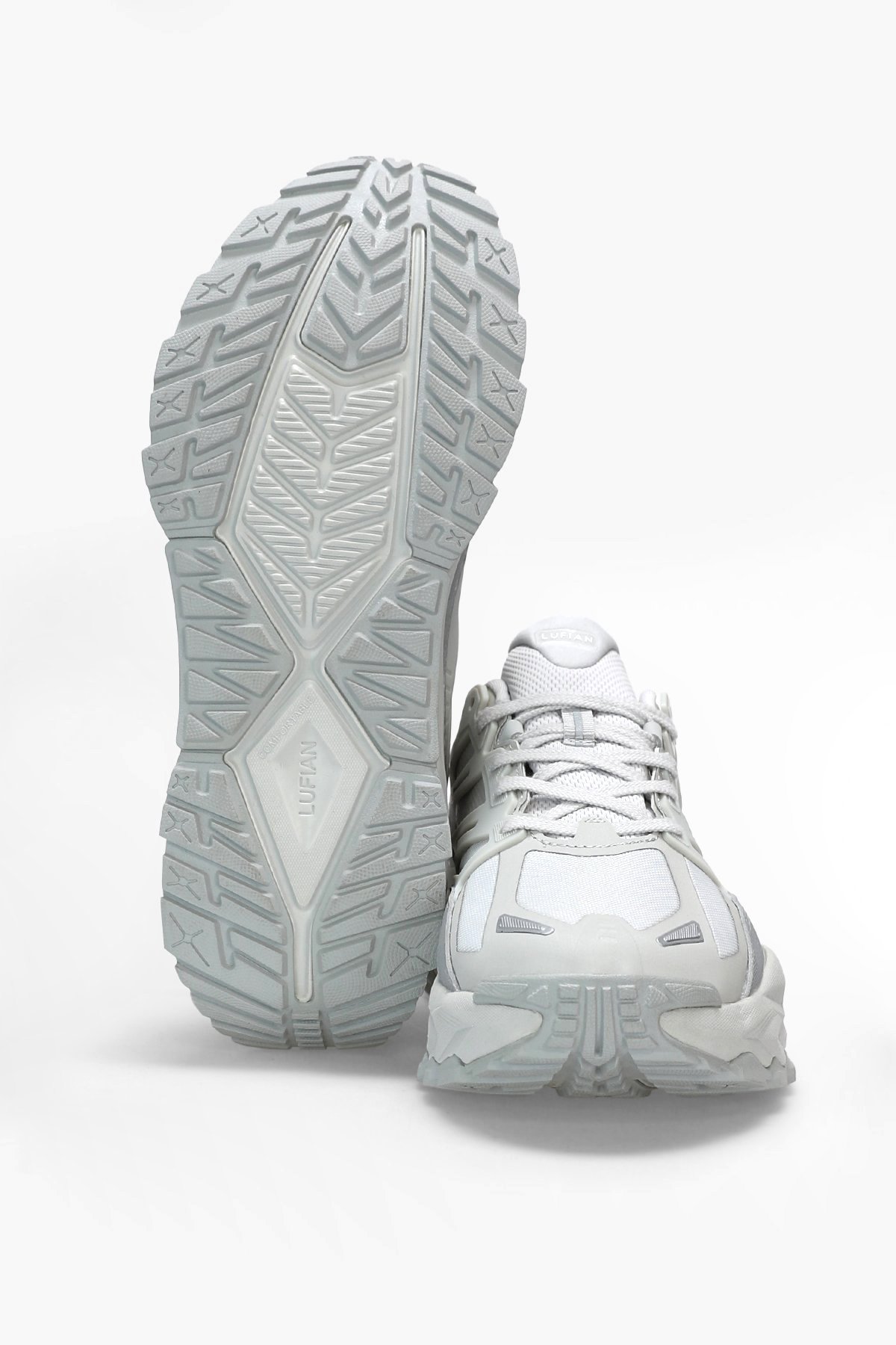 Lufian 112230202 Edwin Erkek Hakiki Deri Klasik Sneaker Gri