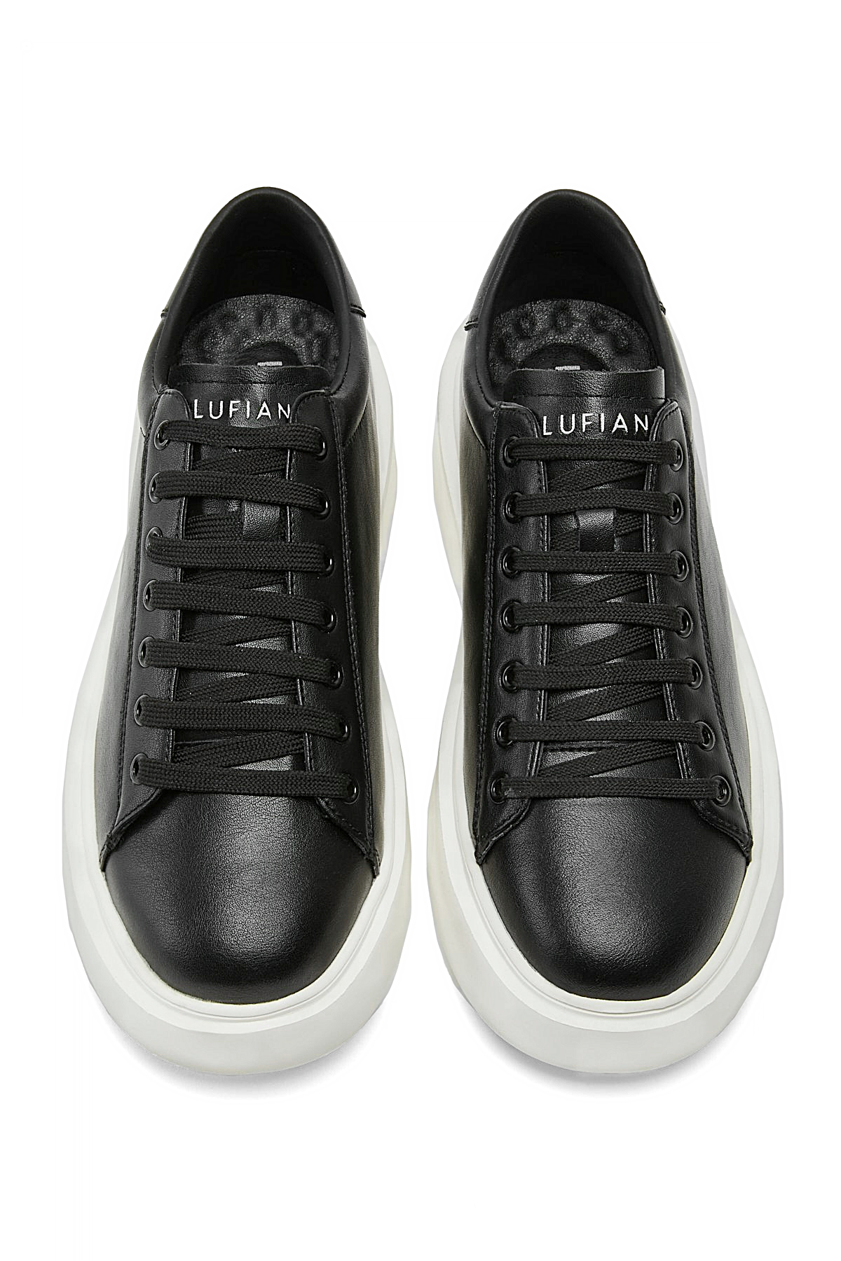 Lufian 112230221 Gage 25K Erkek Hakiki Deri Klasik Sneaker Siyah