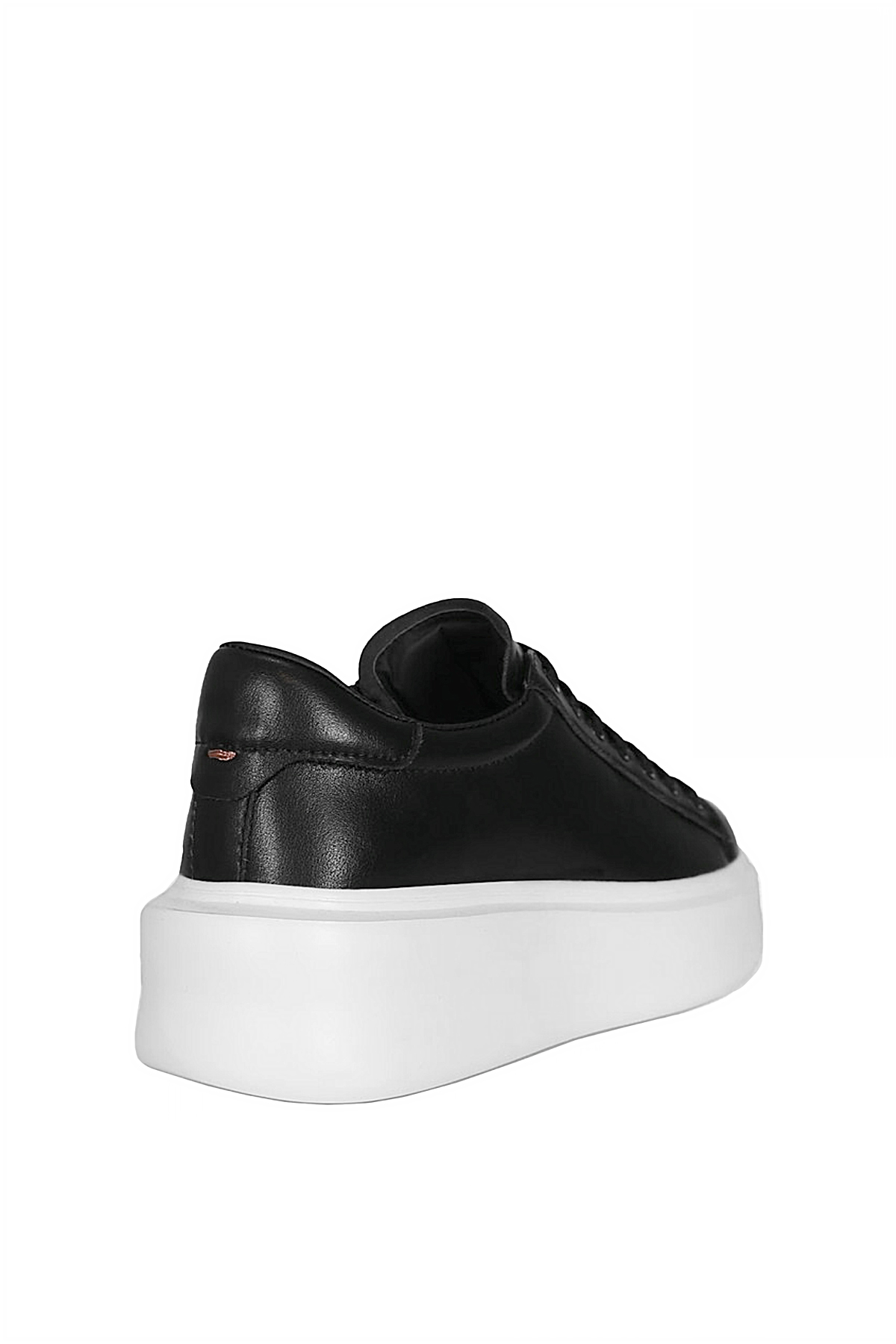 Lufian 112230221 Gage 25K Erkek Hakiki Deri Klasik Sneaker Siyah