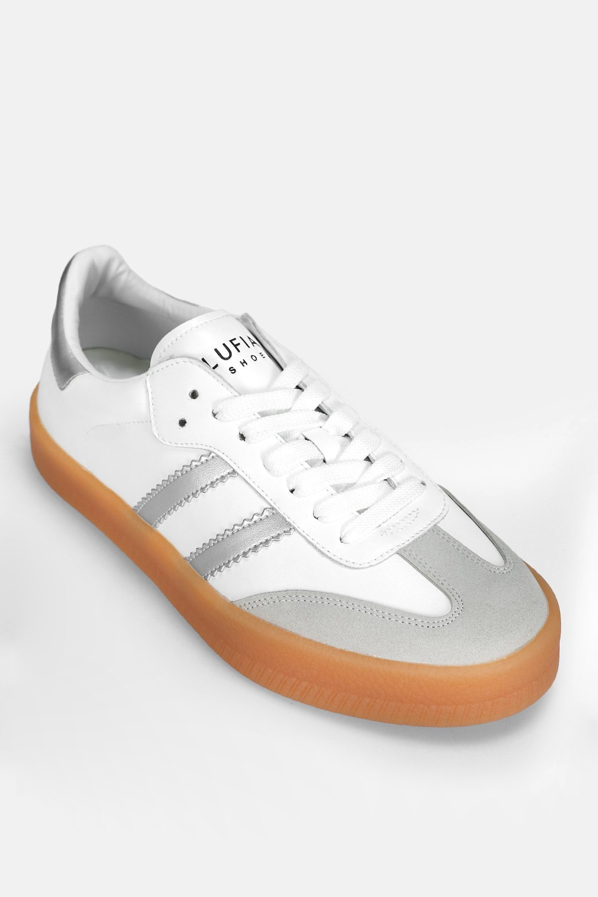 Lufian 112230234 David 25K Erkek Hakiki Deri Klasik Sneaker Beyaz