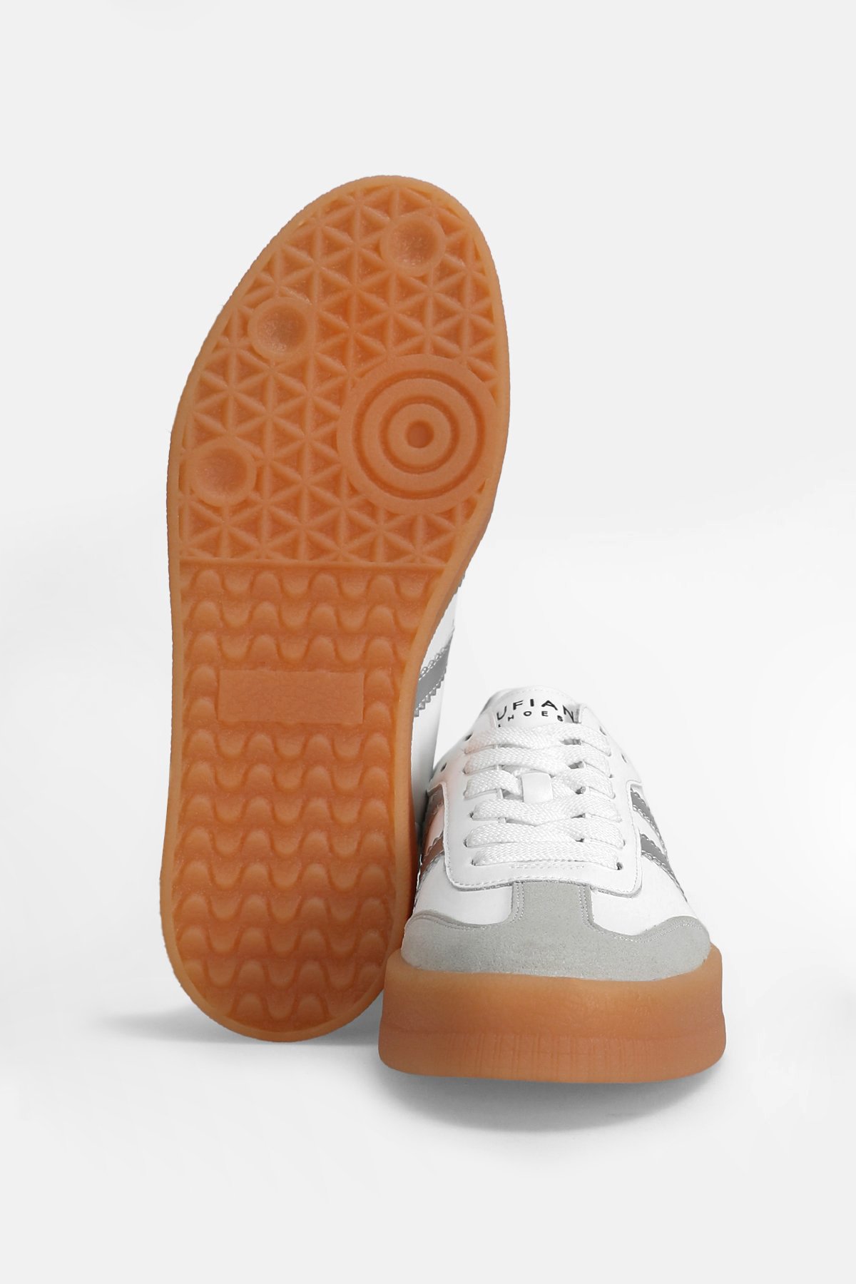 Lufian 112230234 David 25K Erkek Hakiki Deri Klasik Sneaker Beyaz