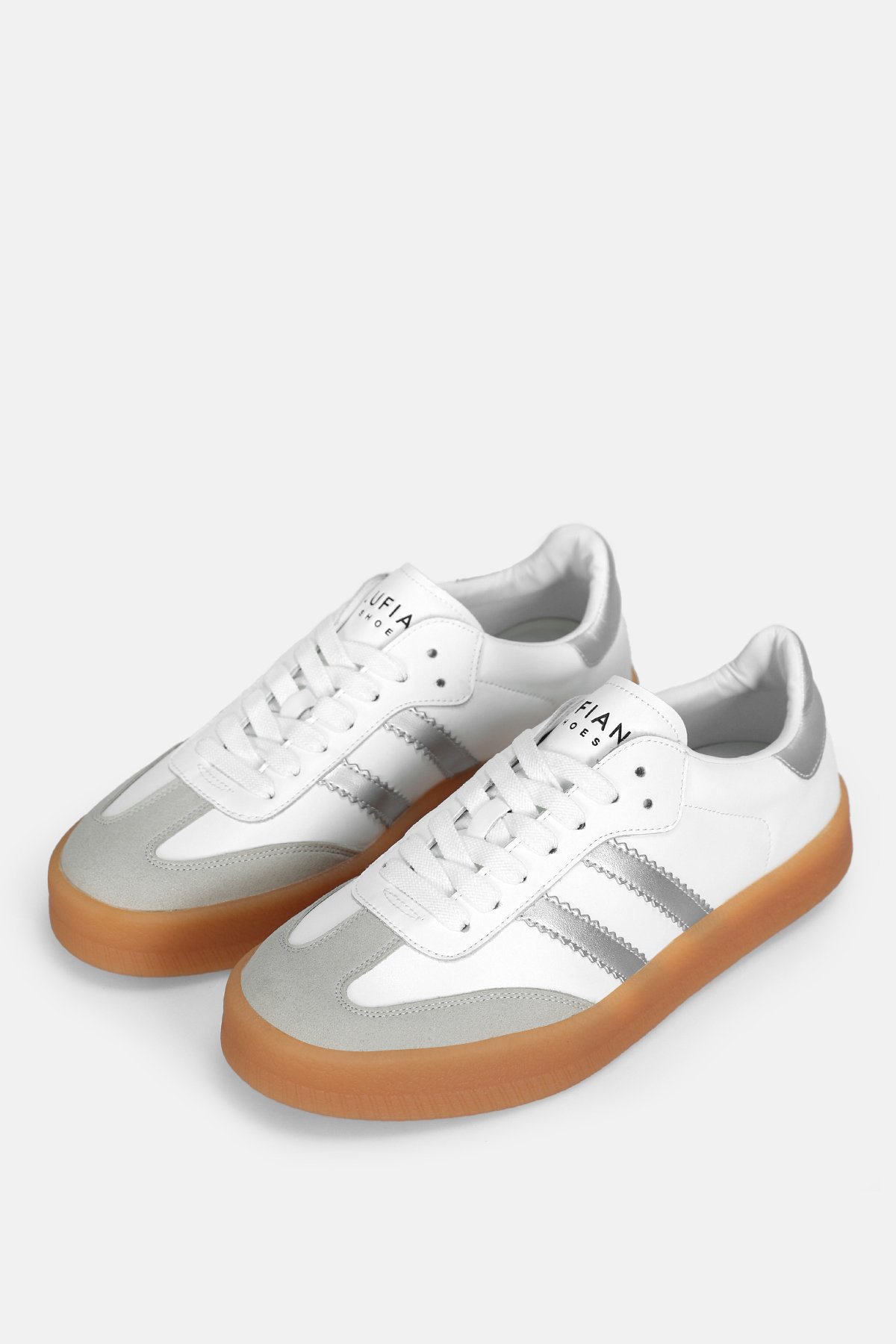 Lufian 112230234 David 25K Erkek Hakiki Deri Klasik Sneaker Beyaz