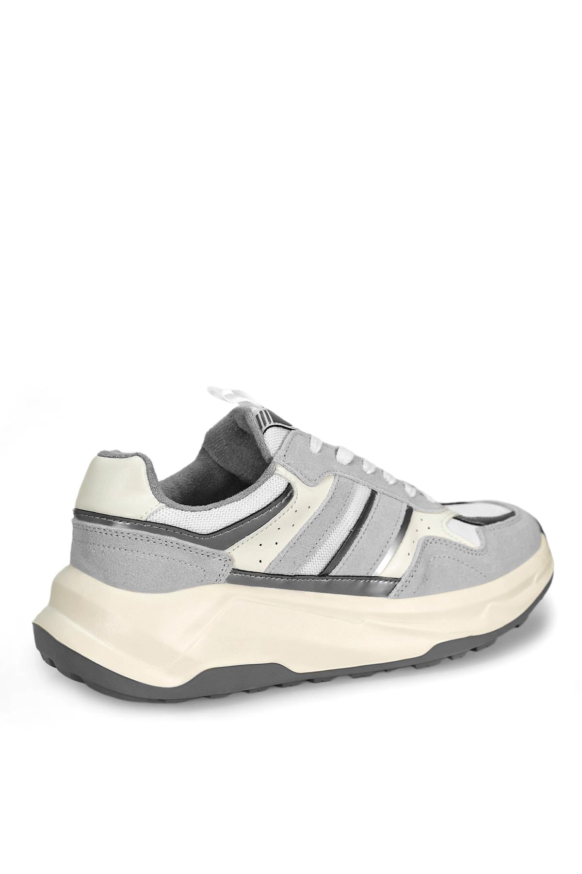 Lufian 112230235 Eduard Erkek Hakiki Deri Klasik Sneaker Gri