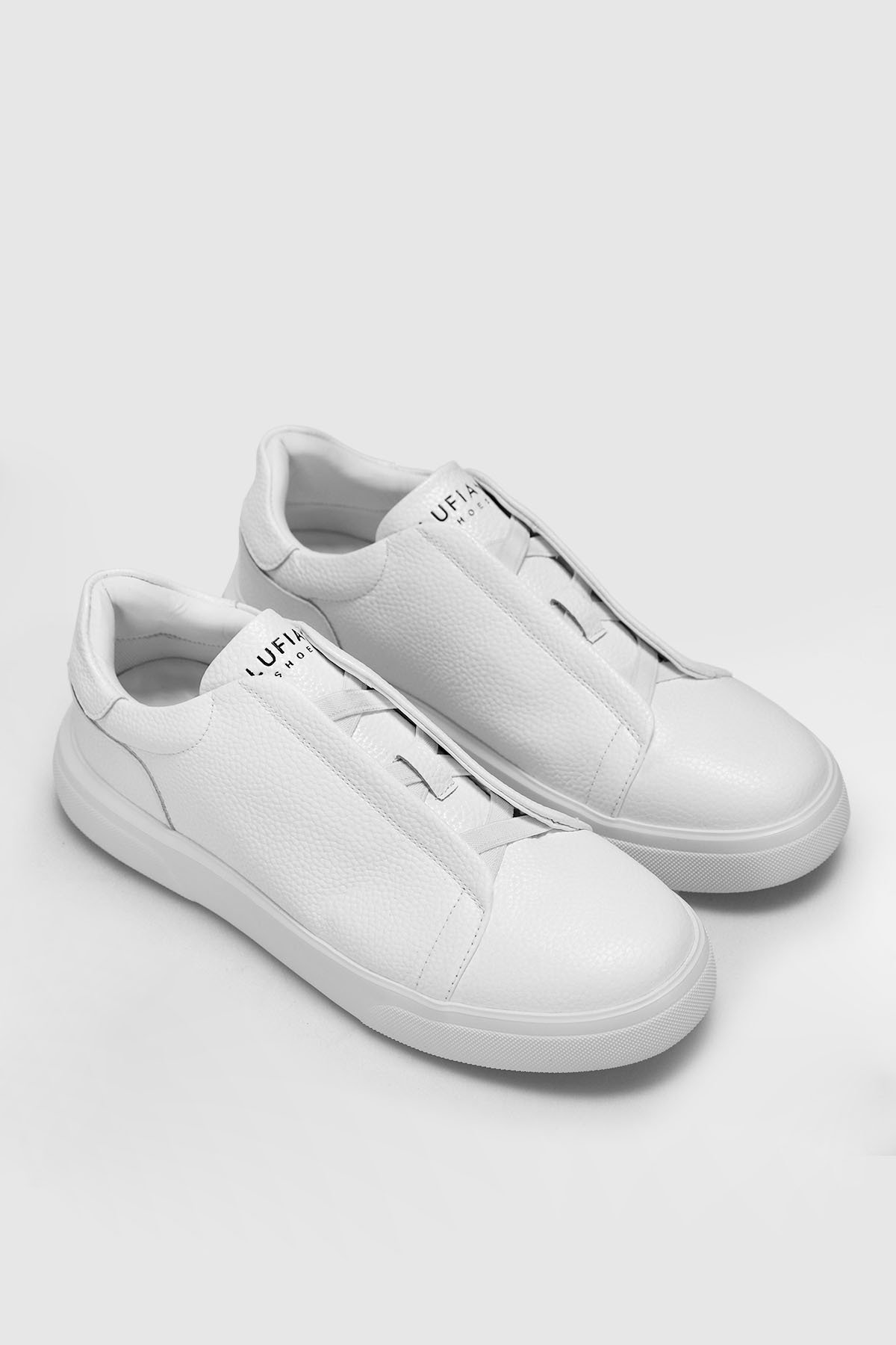 Lufian 112230256 Dante Erkek Hakiki Deri Klasik Sneaker Beyaz