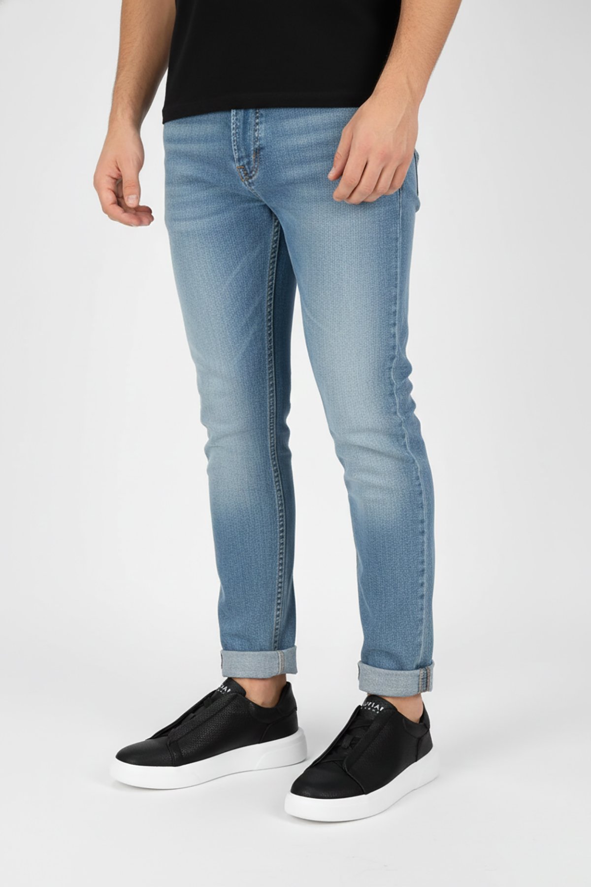 Lufian 112230256 Dante Erkek Hakiki Deri Klasik Sneaker Siyah