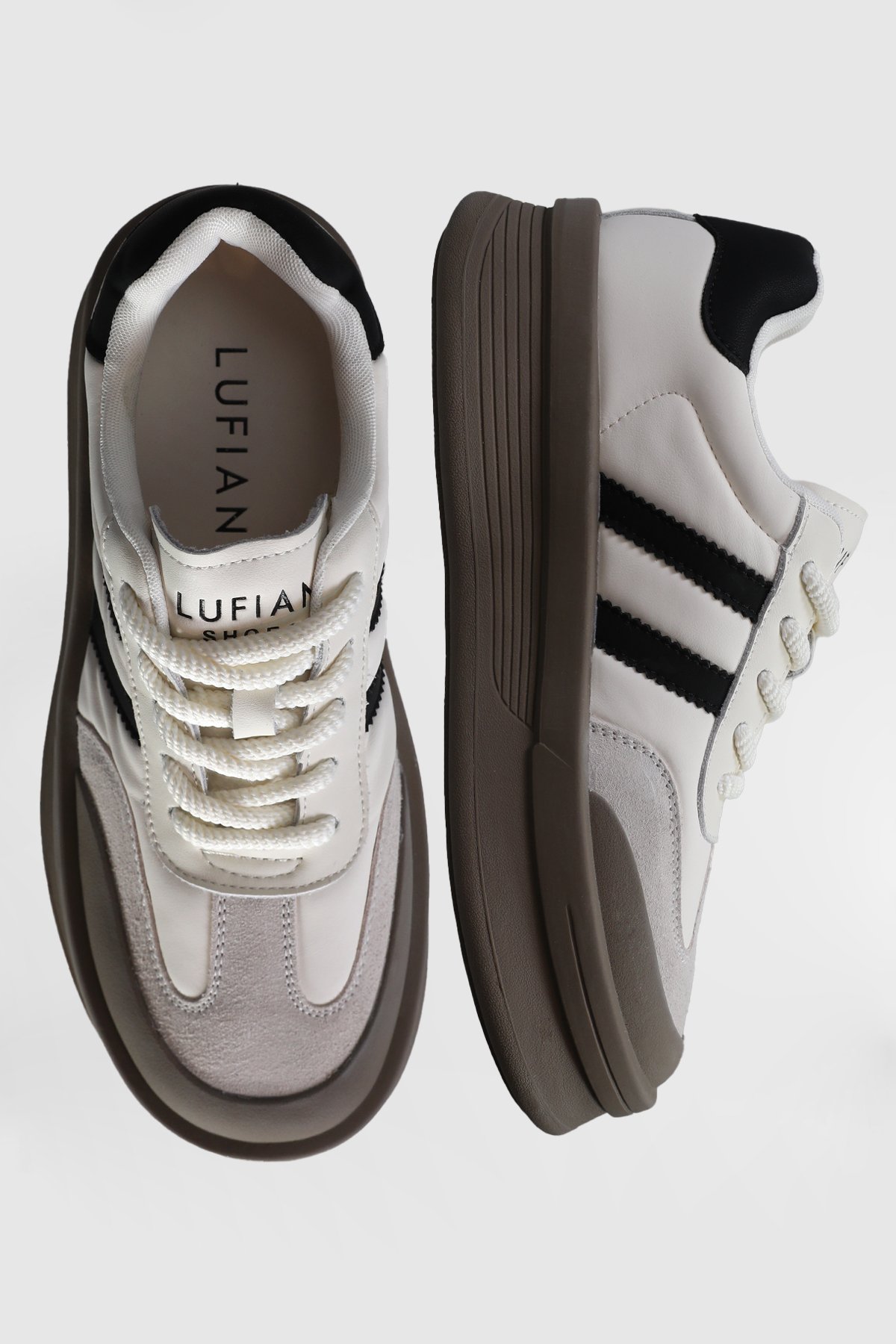 Lufian 121230019 Christina 25K Kadın Hakiki Deri Klasik Sneaker Beyaz