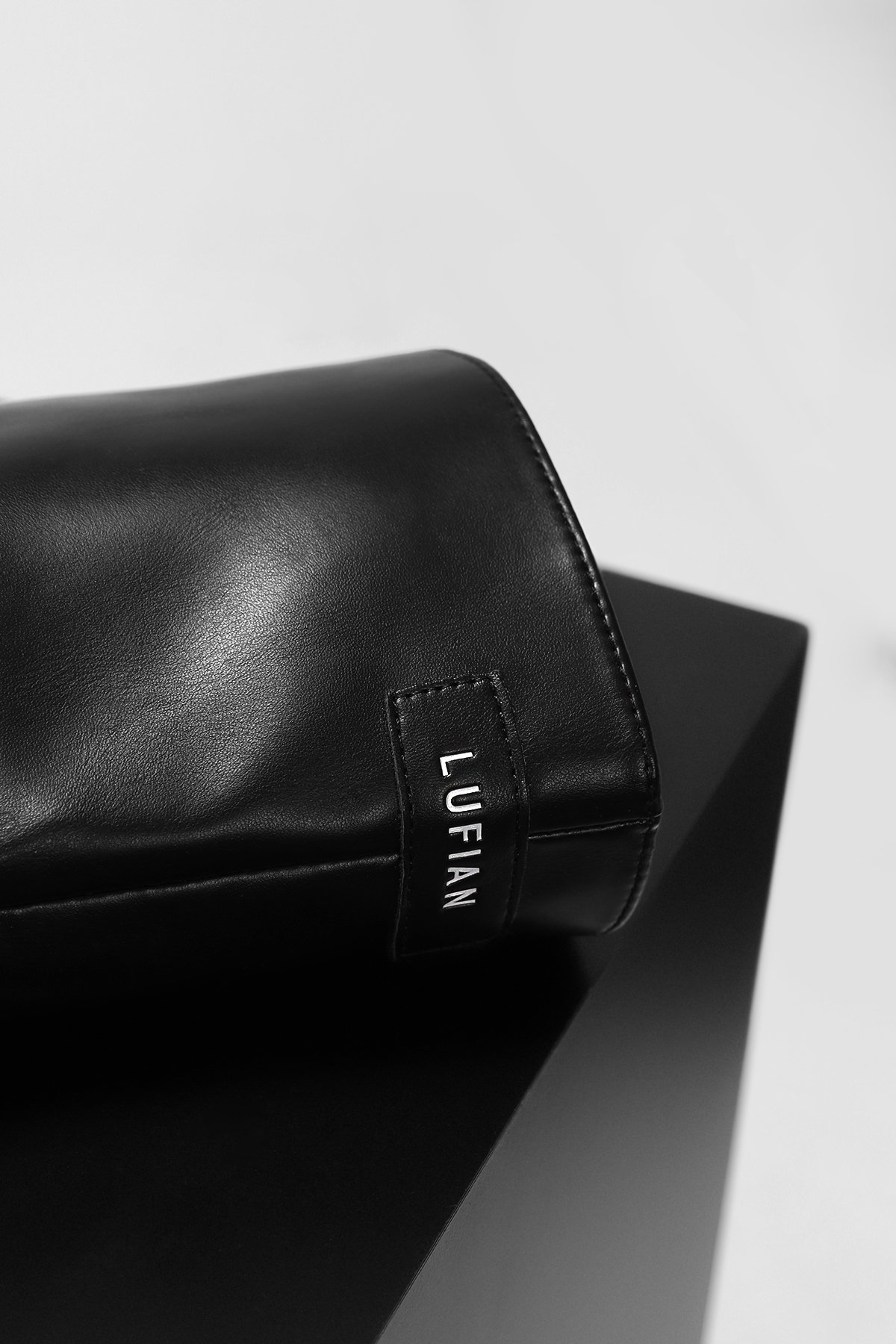 Lufian 122230025 Edna Kadın Düz Çizme Siyah