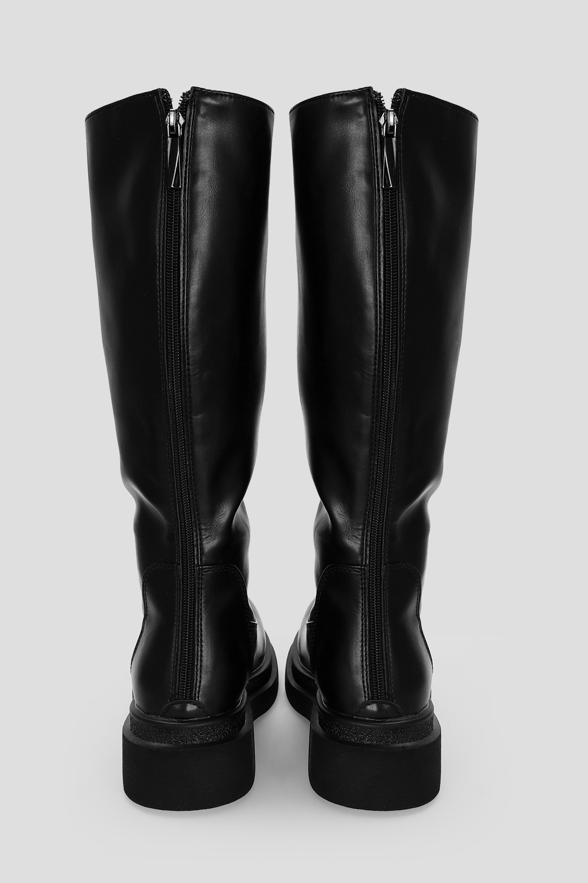 Lufian 122230025 Edna Kadın Düz Çizme Siyah