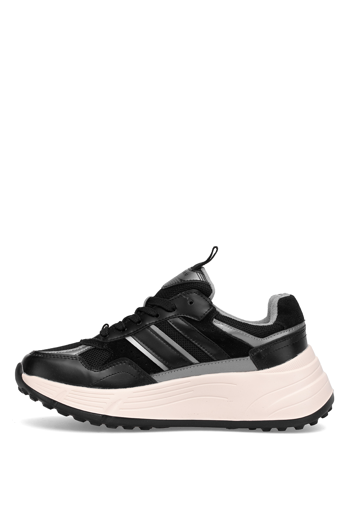 Lufian 122230033 Martina Kadın Hakiki Deri Klasik Sneaker Siyah