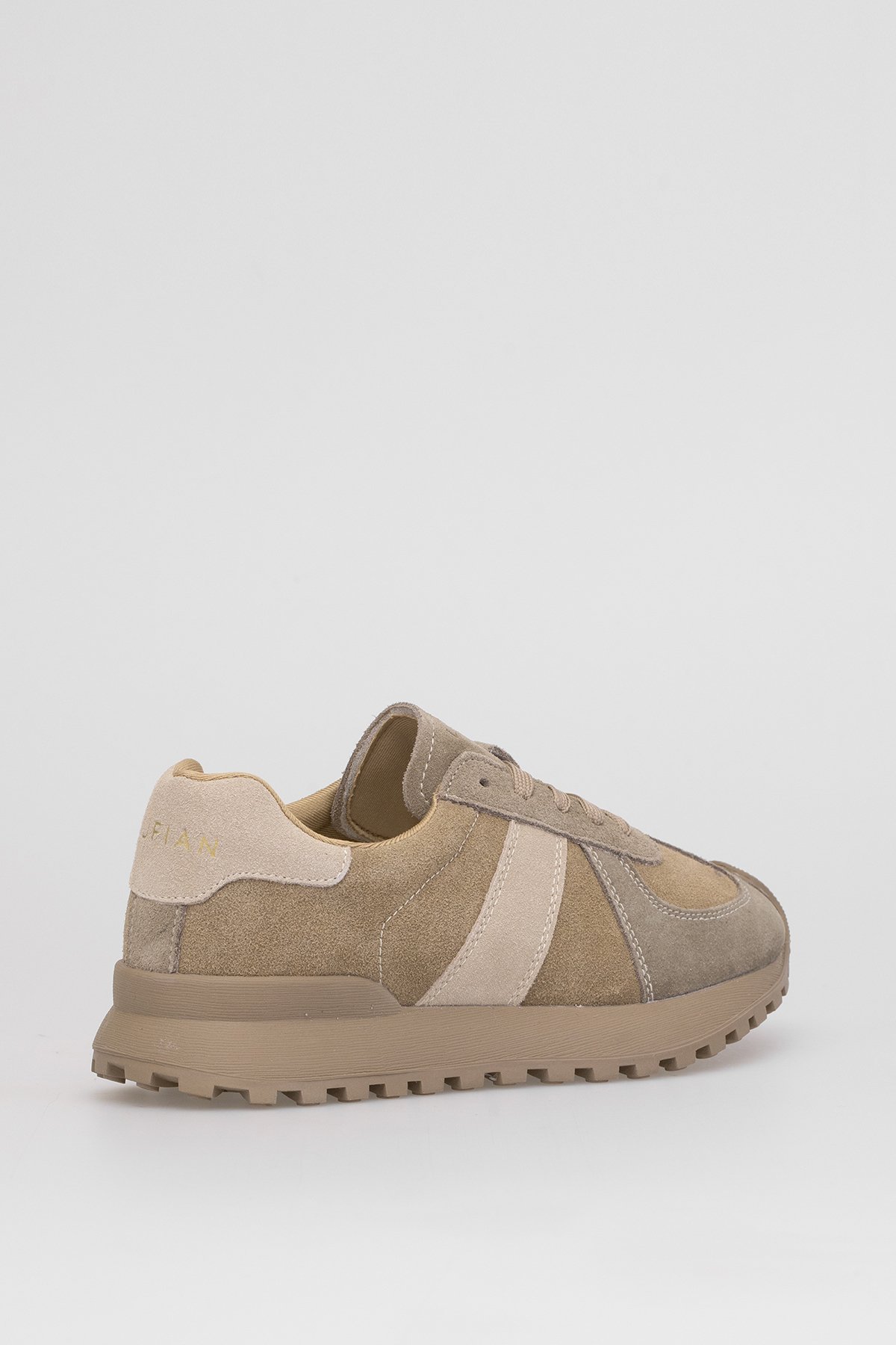 Lufian 122230034 Doris Kadın Hakiki Deri Klasik Sneaker Camel