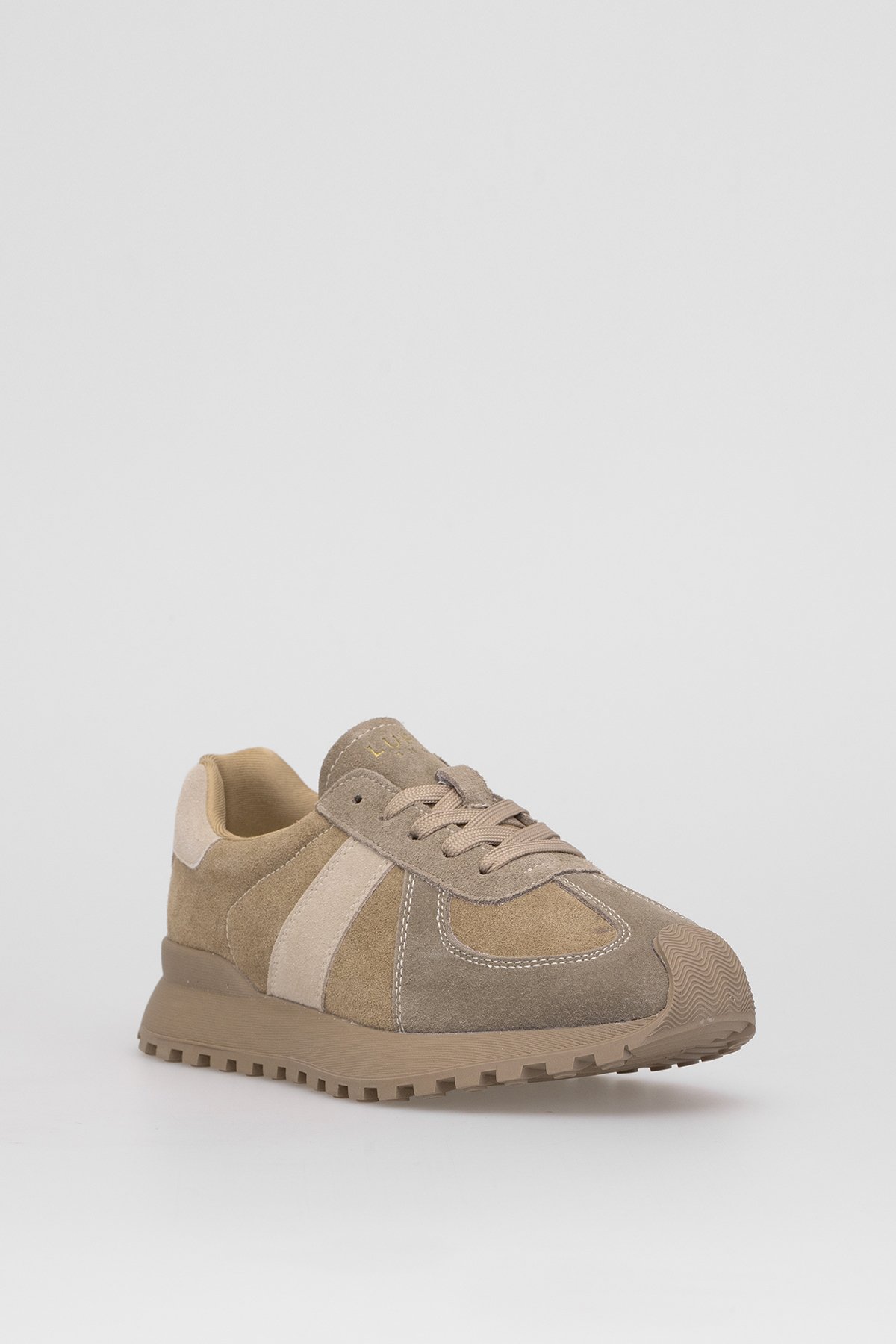 Lufian 122230034 Doris Kadın Hakiki Deri Klasik Sneaker Camel