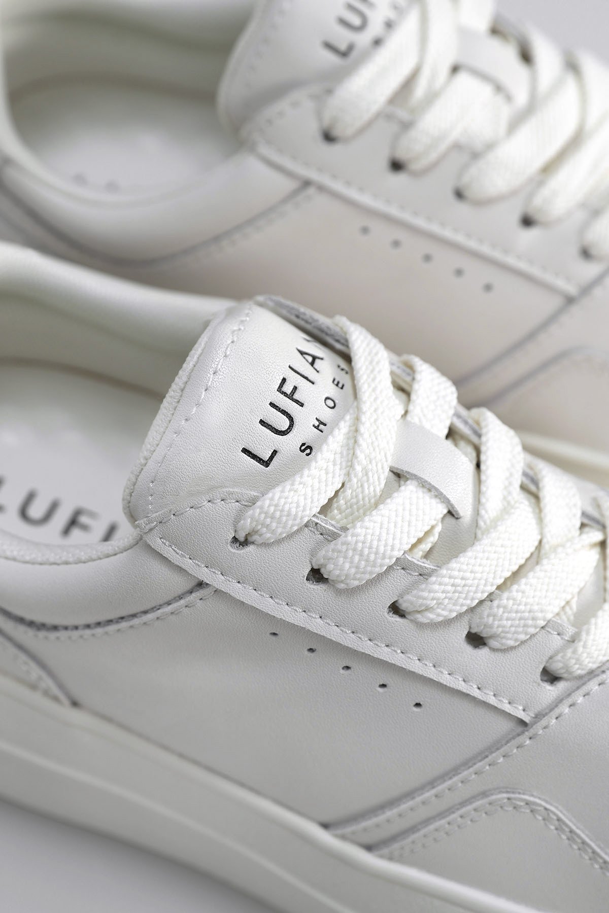 Lufian 122230040 Vanessa Kadın Hakiki Deri Klasik Sneaker Beyaz