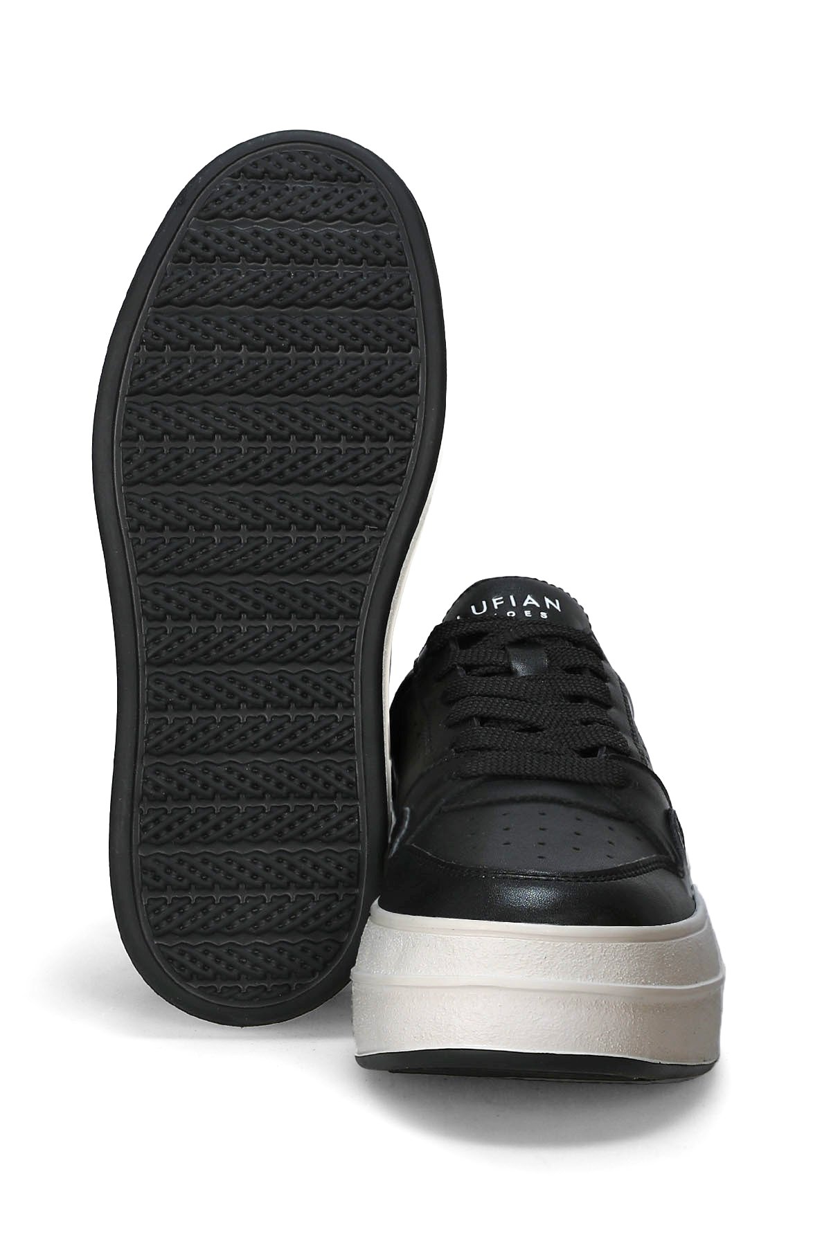 Lufian 122230040 Vanessa Kadın Hakiki Deri Klasik Sneaker Siyah