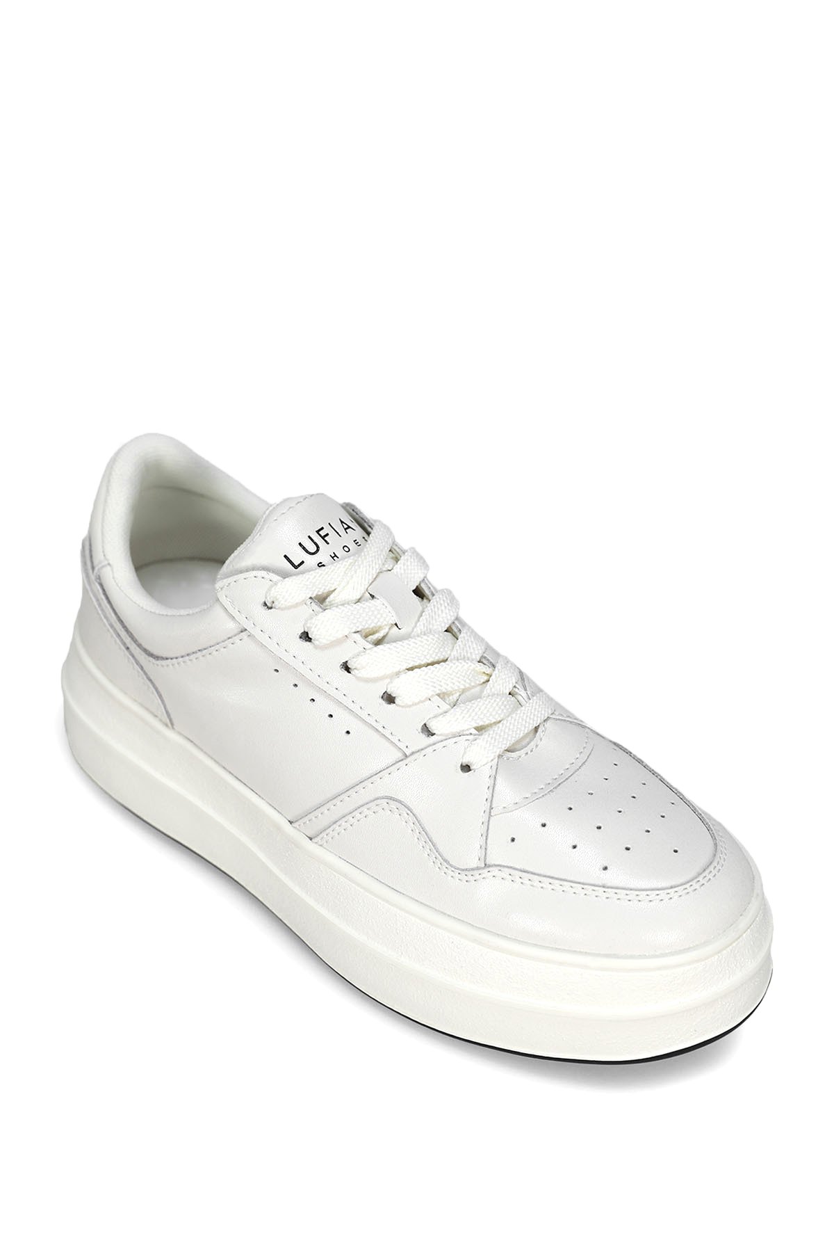 Lufian 122230040 Vanessa Kadın Hakiki Deri Klasik Sneaker Beyaz