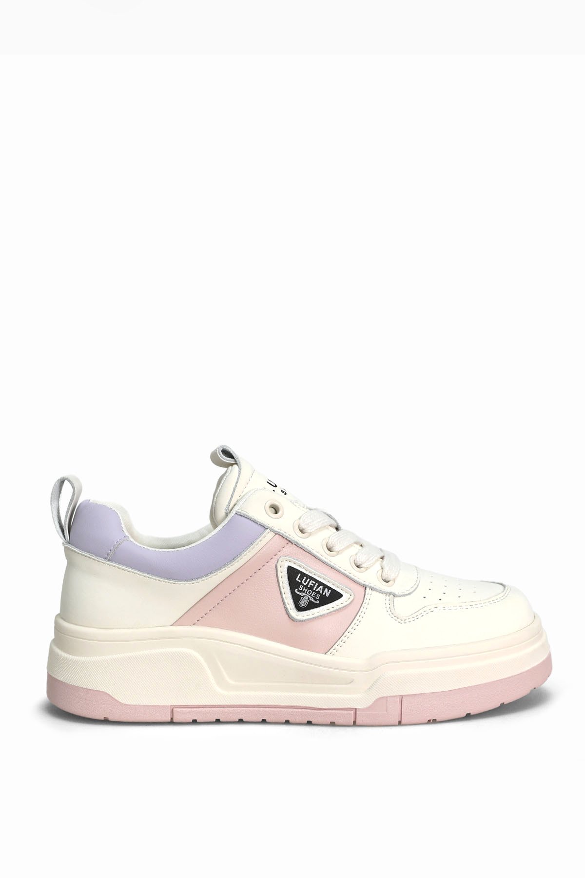 Lufian 122230050 Jennifer Kadın Hakiki Deri Klasik Sneaker Pembe