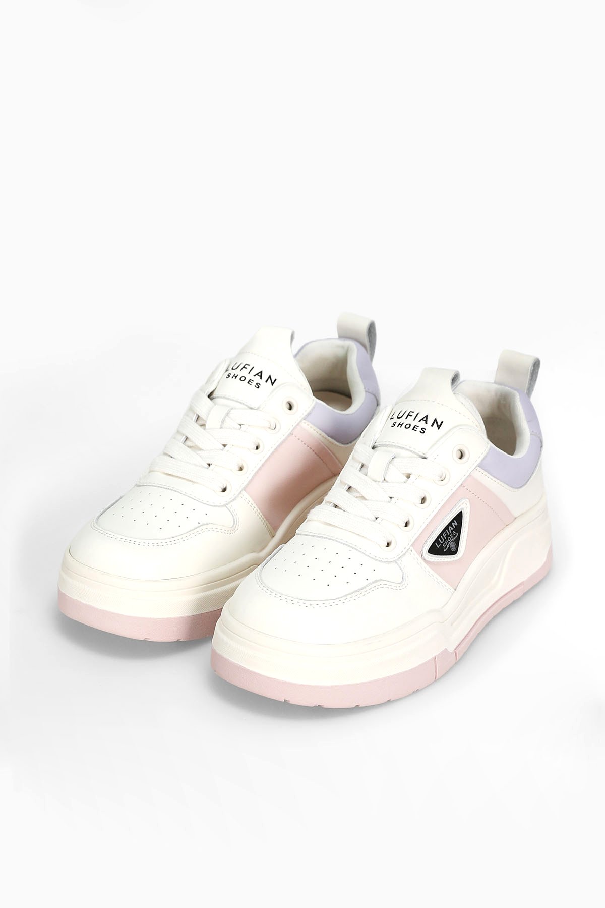 Lufian 122230050 Jennifer Kadın Hakiki Deri Klasik Sneaker Pembe