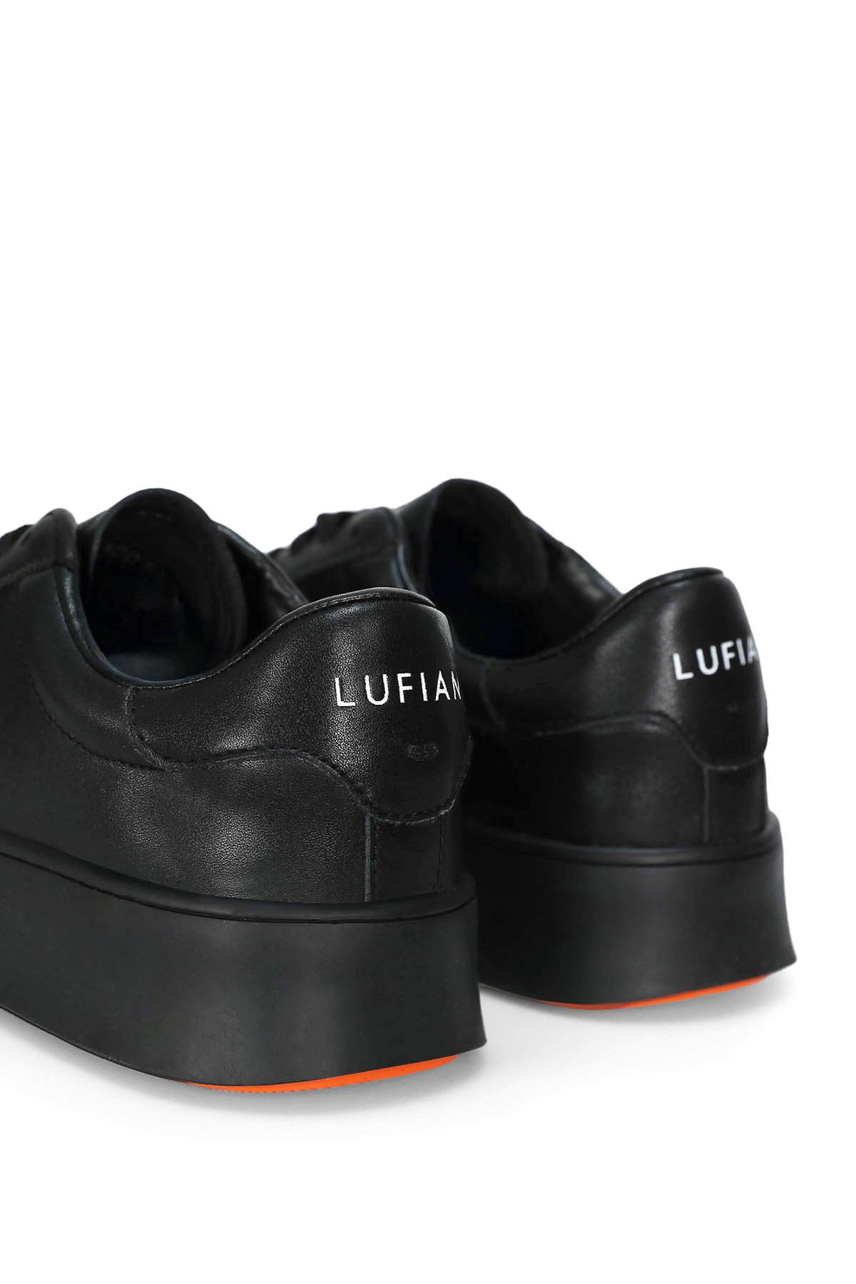 Lufian 122230051 Adel Kadın Hakiki Deri Klasik Sneaker Siyah