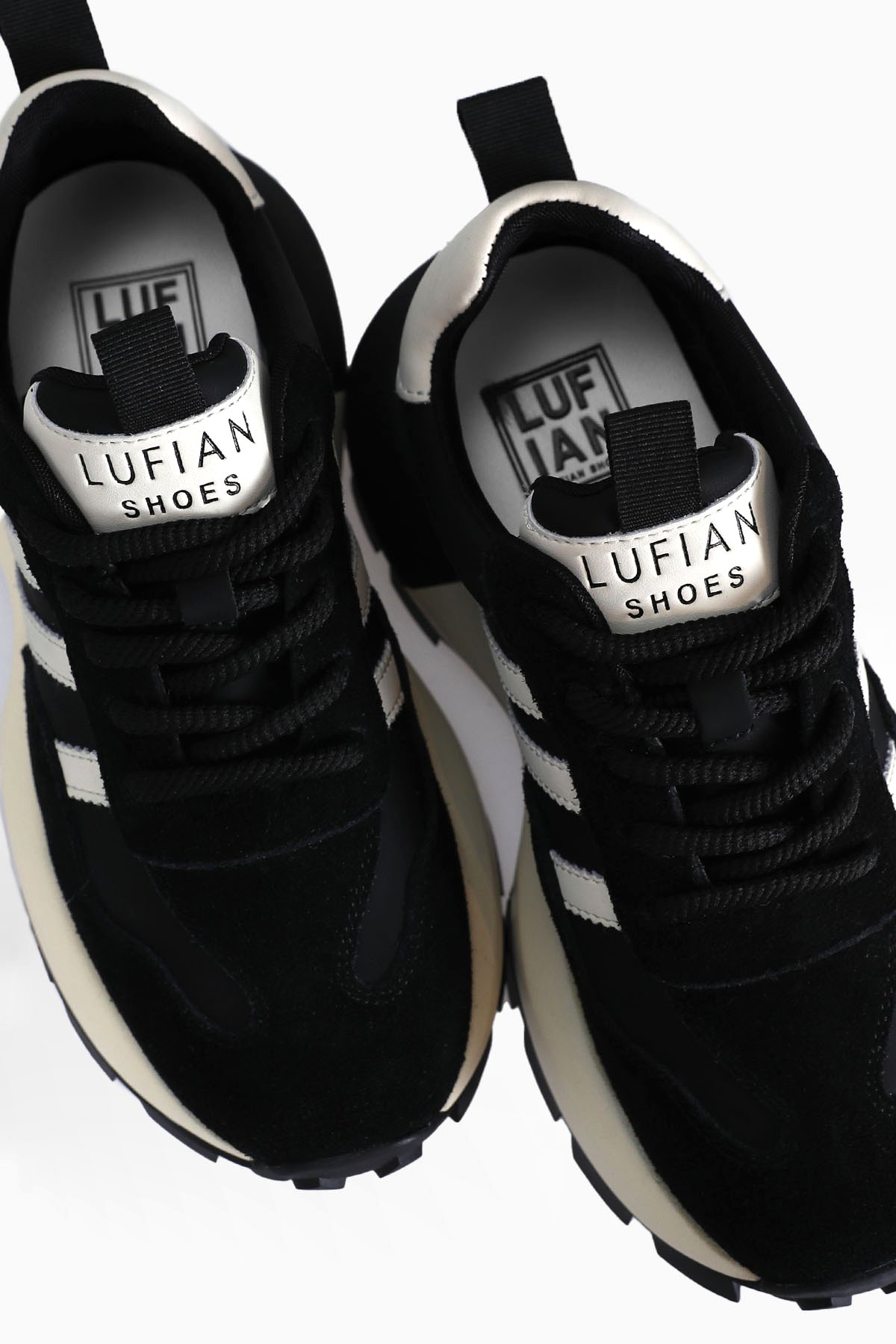 Lufian 122230053 Tatum Kadın Hakiki Deri Klasik Sneaker Siyah