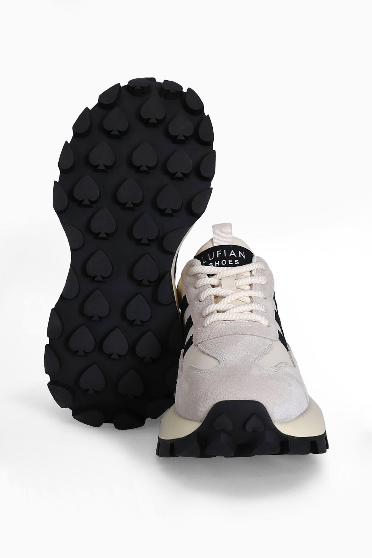 Lufian 122230053 Tatum Kadın Hakiki Deri Klasik Sneaker Beyaz