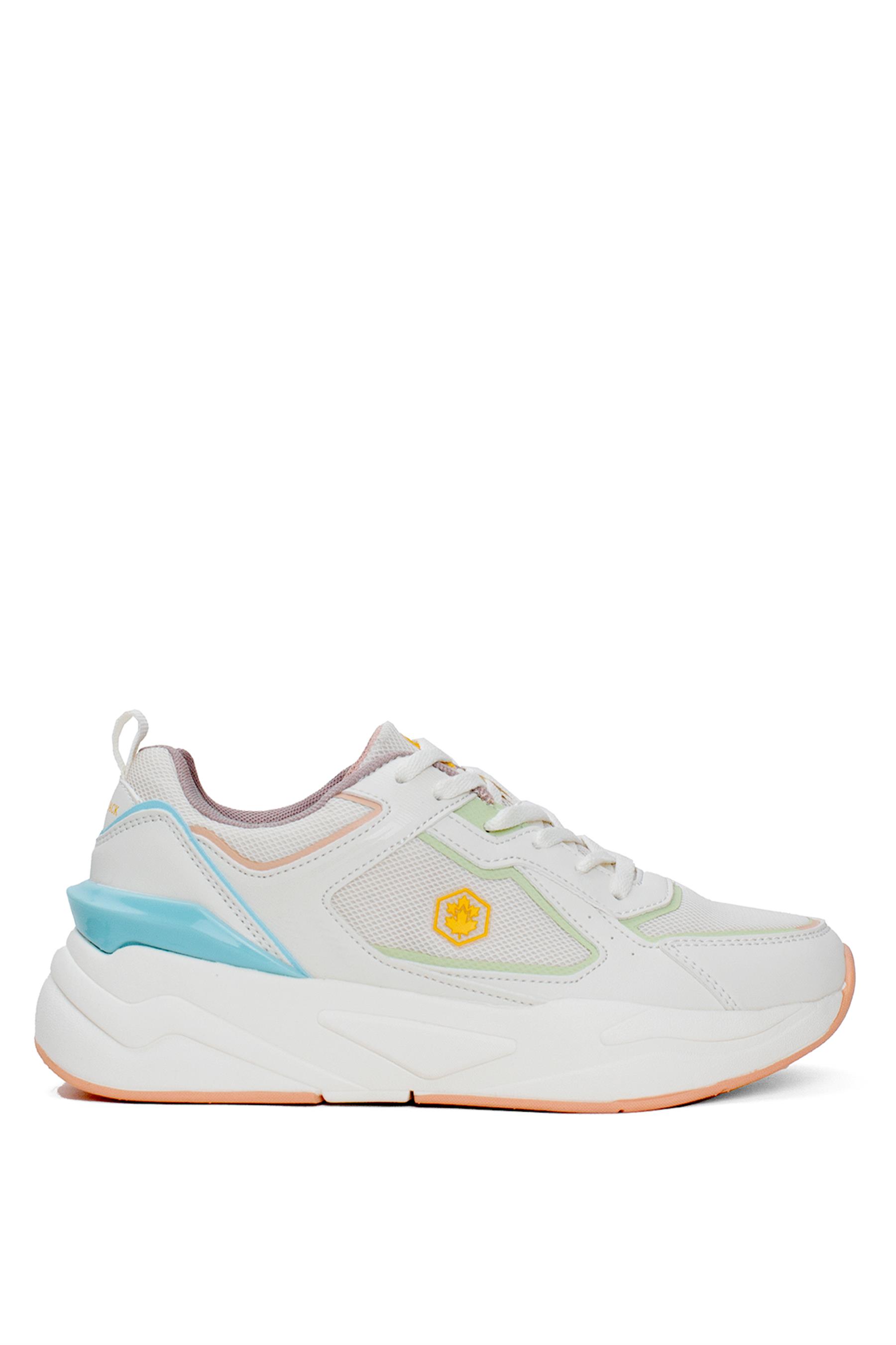 Lumberjack 101394448 Oxford Kadın Sneaker Ayakkabı Kırık Beyaz