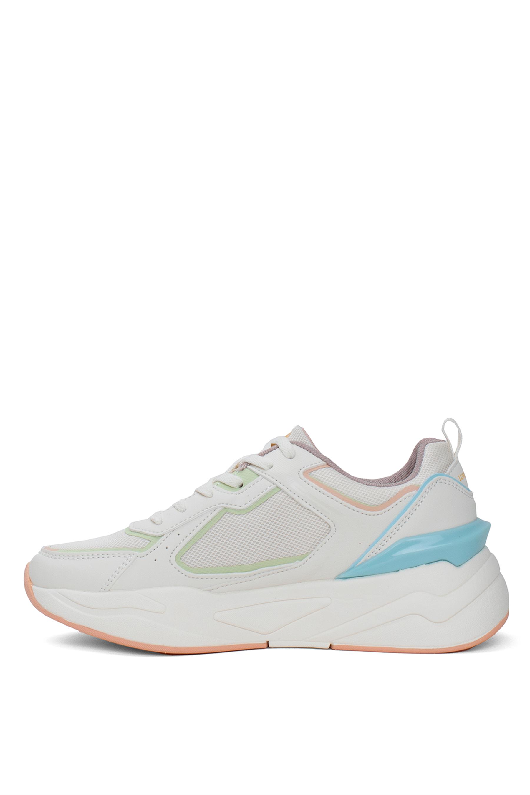 Lumberjack 101394448 Oxford Kadın Sneaker Ayakkabı Kırık Beyaz