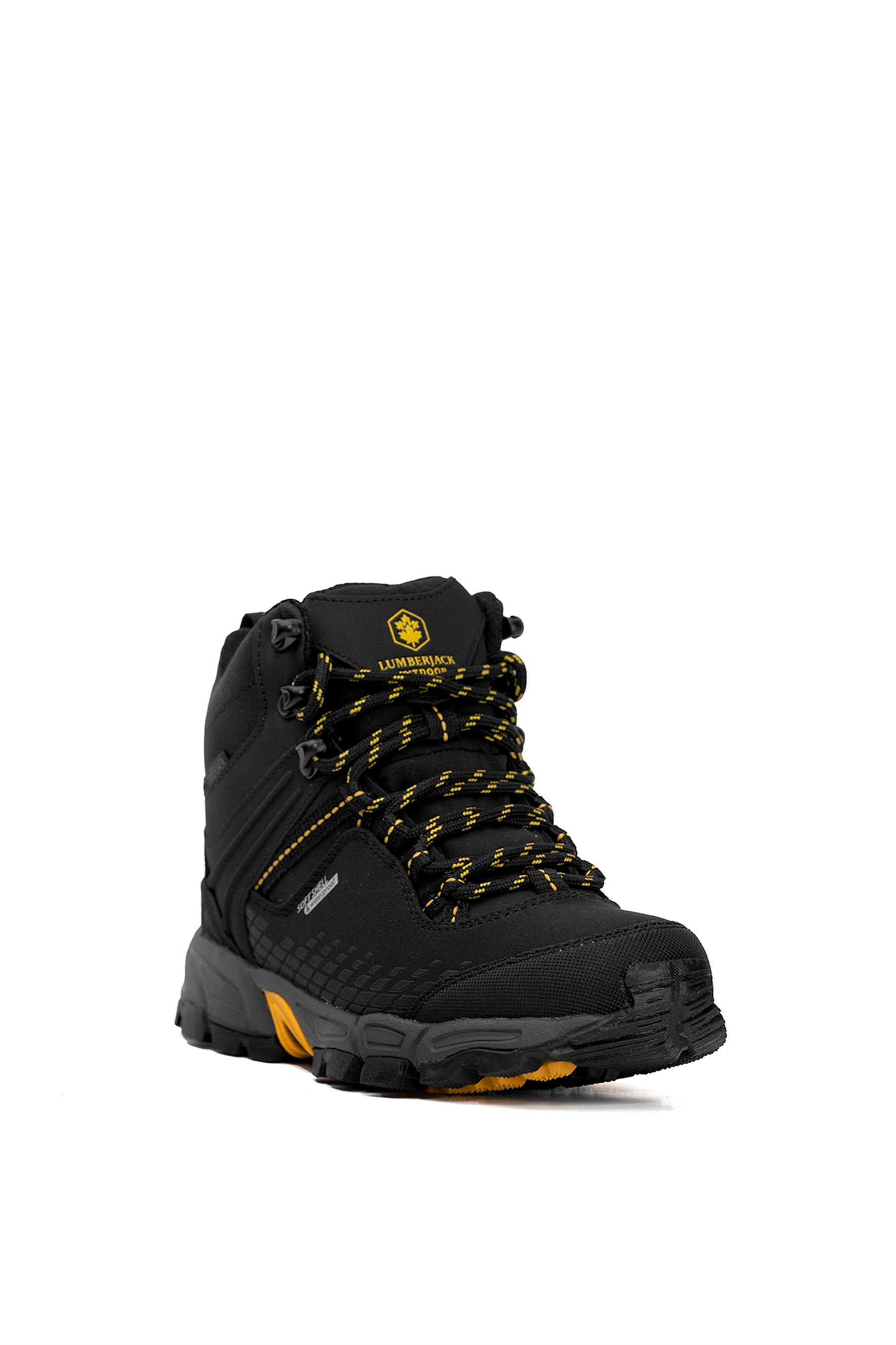 Lumberjack 101783326 4W Flake Hi G 4PR Kadın Outdoor Bot Siyah