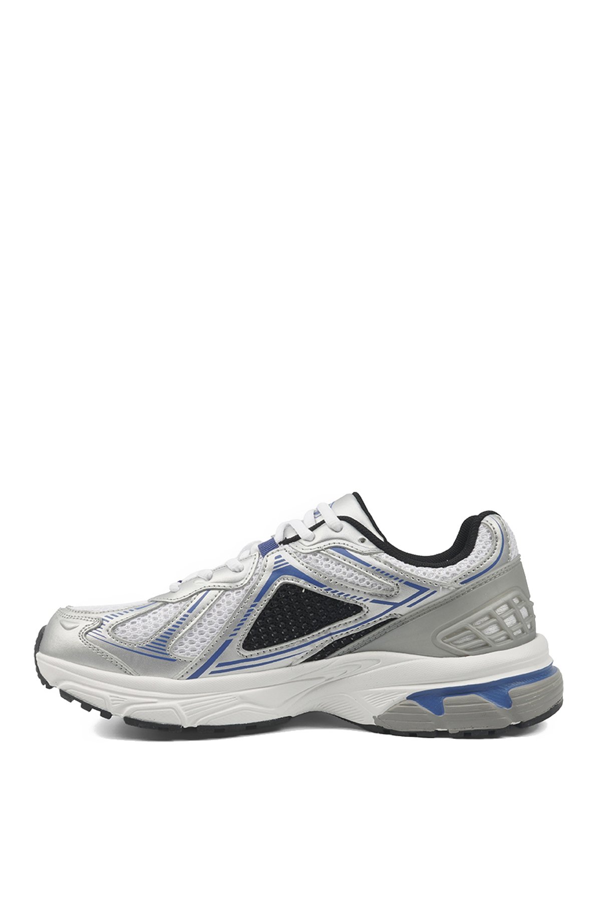 Lumberjack 102202870 6M Keroka 6FX Erkek Klasik Sneaker Beyaz - Mavi