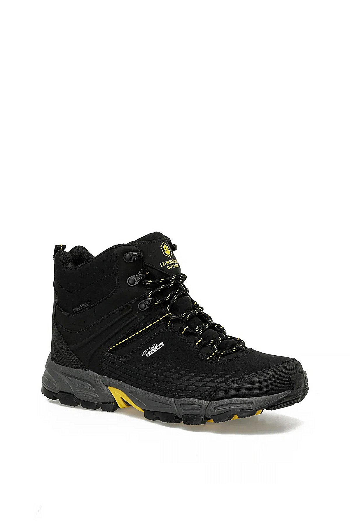 Lumberjack A102019250 5W Flake Hi 5PR Erkek Outdoor Bot Siyah - Sarı