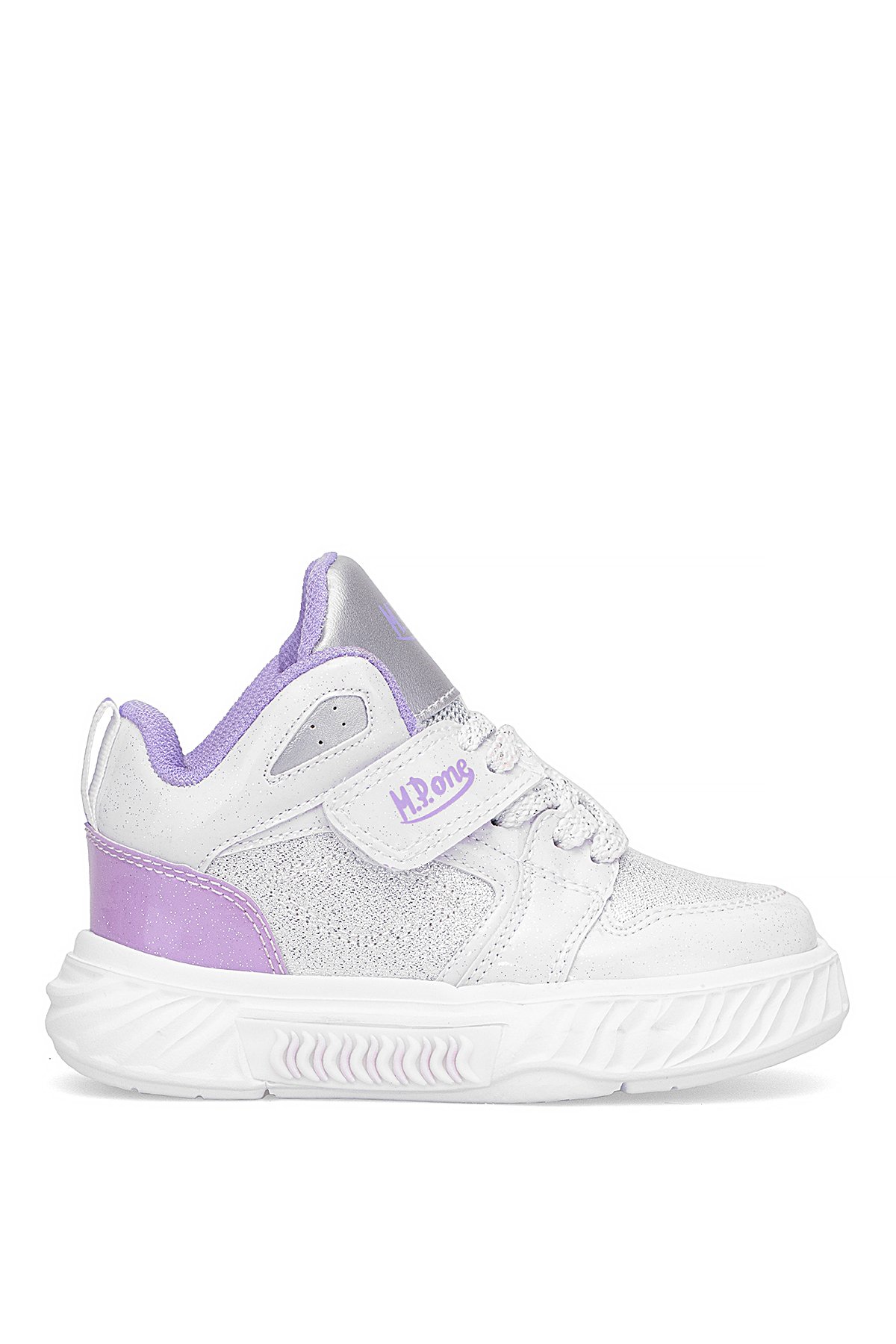 M.P 252-3510PT Patik Kız Çocuk Yürüyüş Ayakkabısı Beyaz - Lila
