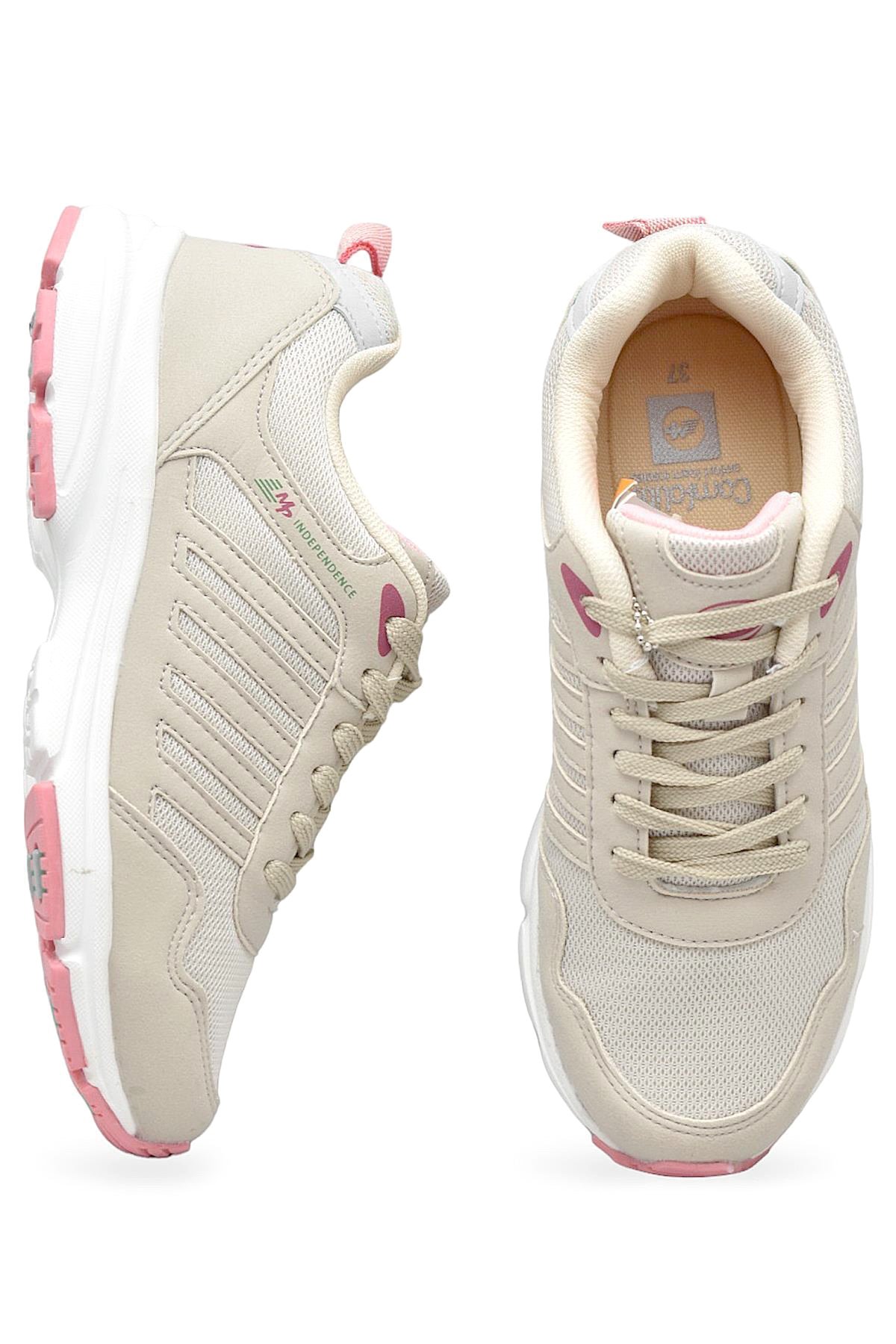 M.P 261-6803ZN Kadın Yürüyüş Ayakkabısı Bej