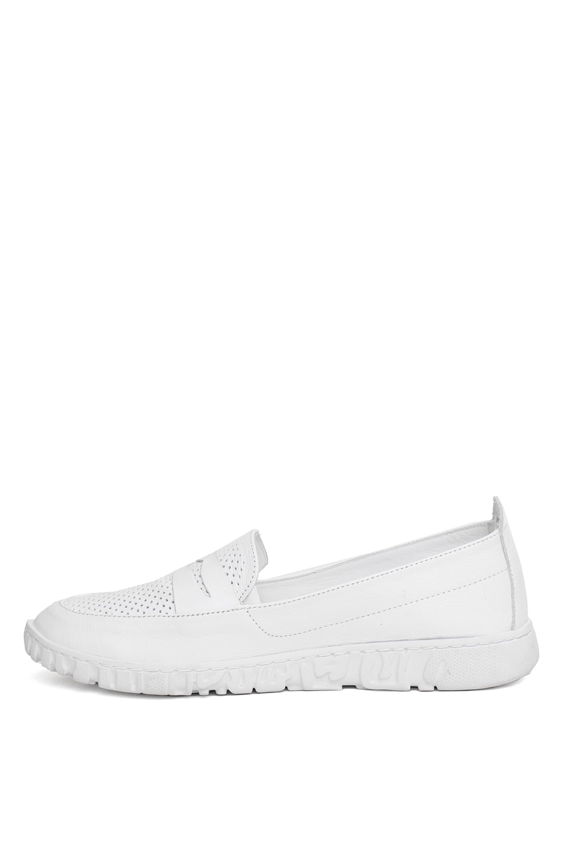 Mammamia D24YA-325 Kadın Deri Casual Ayakkabı Beyaz