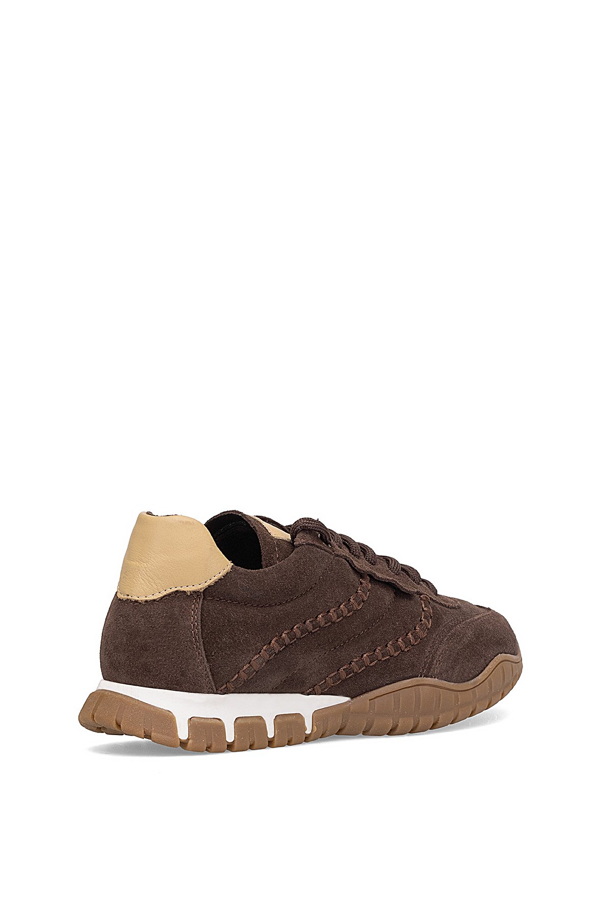 Mammamia D25KA-3695 Kadın Hakiki Süet Deri Casual Ayakkabı Kahverengi