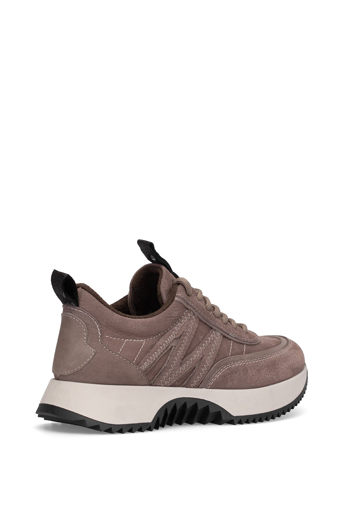 Mammamia D25KA-3700 Kadın Hakiki Nubuk Deri Casual Ayakkabı Vizon